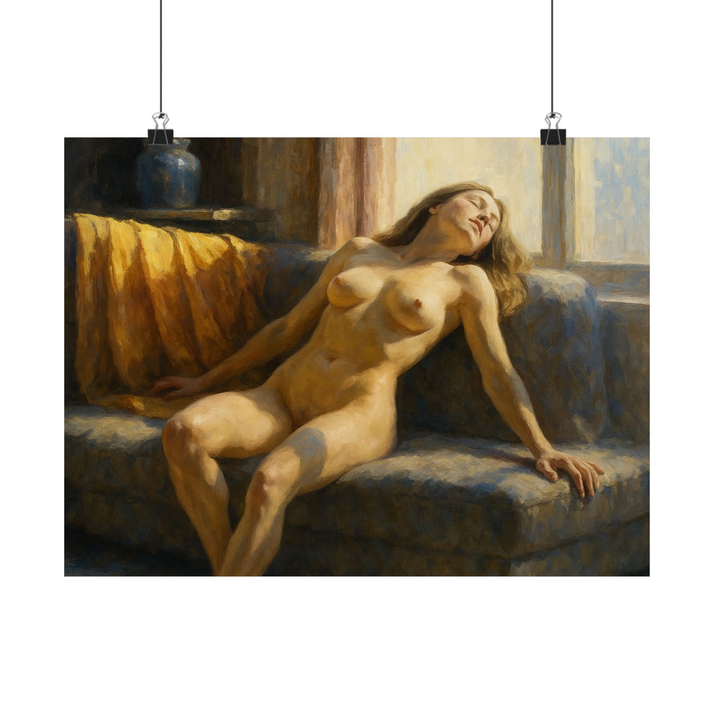 Nude in Morning Light Poster