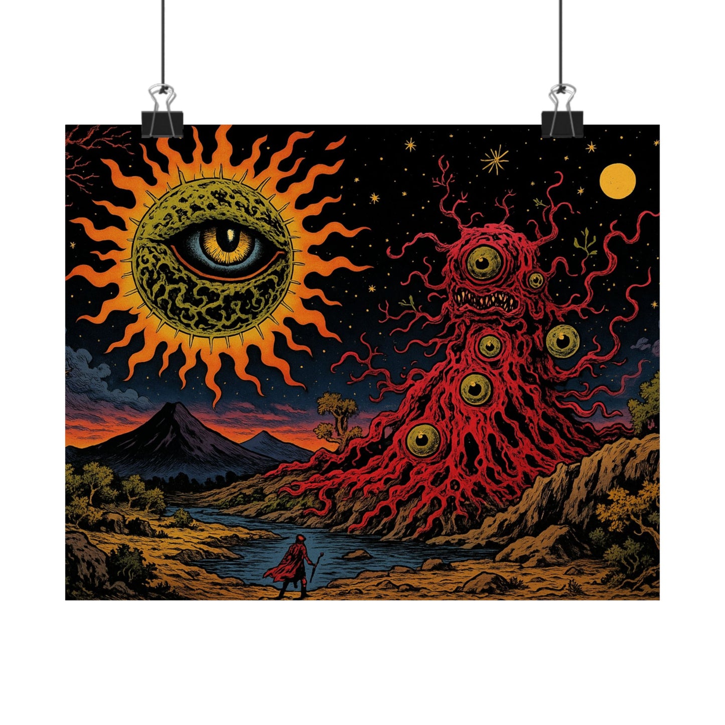 Watcher of the Cosmic Rift Poster
