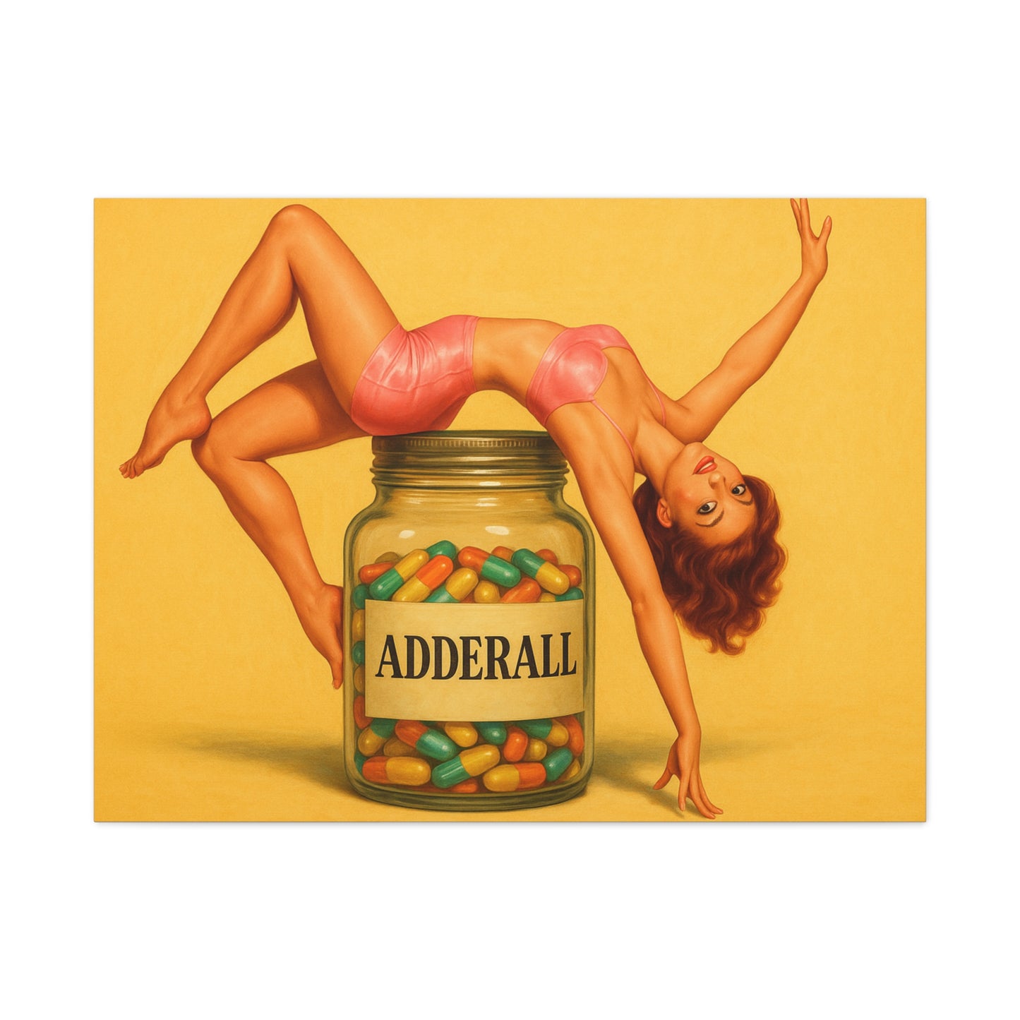 Psychedelic Adderall Muse Canvas