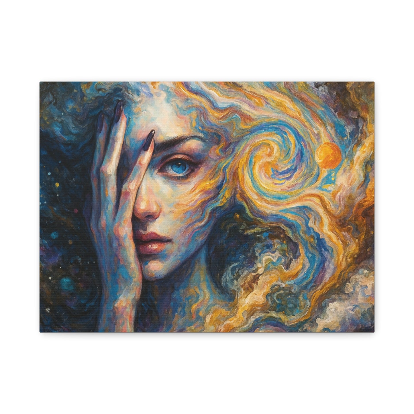 Eye of the Spiral Mind Canvas Wall Art