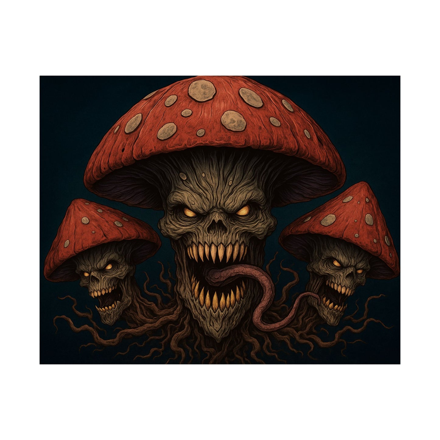 Evil Trip Shrooms Unleashed Poster