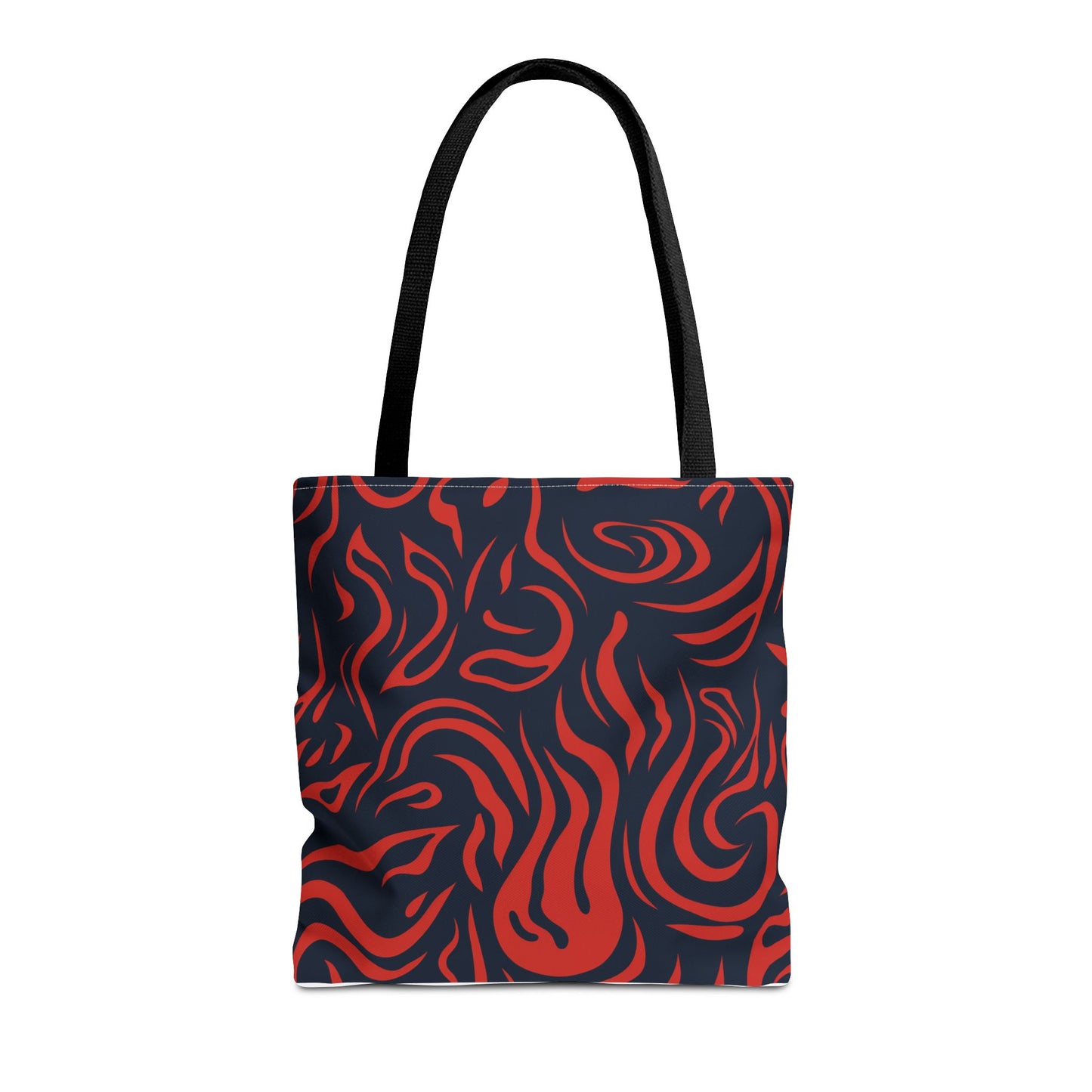 Fiery Abstract Art Tote Bag