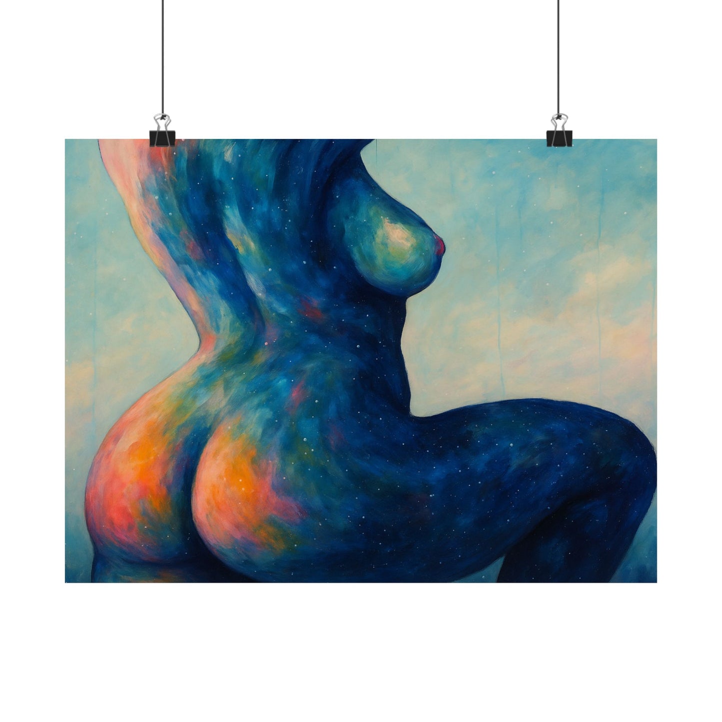 Galactic Goddess Bodyscape Poster