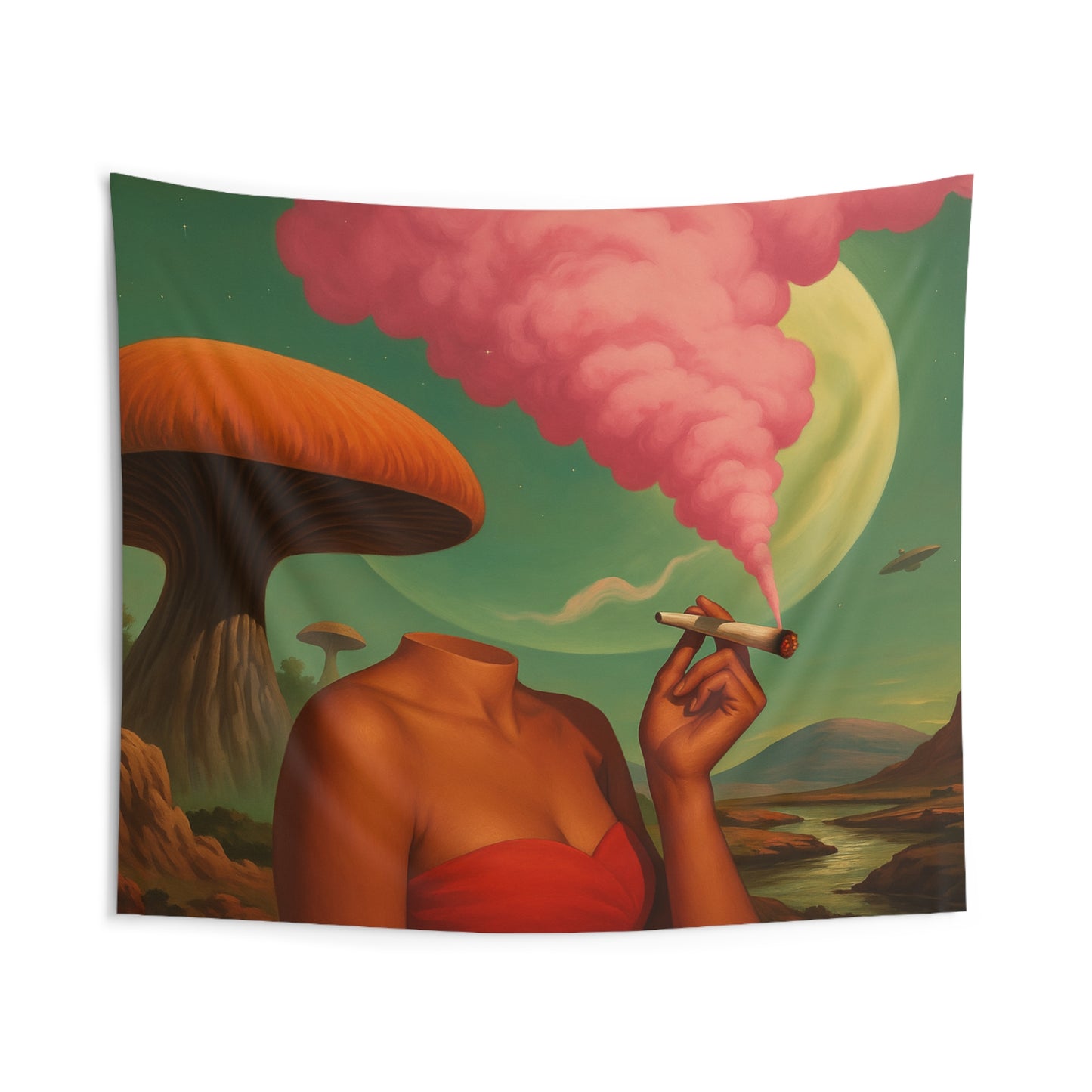 Head in the Clouds – Psychedelic Smoking Tapestry
