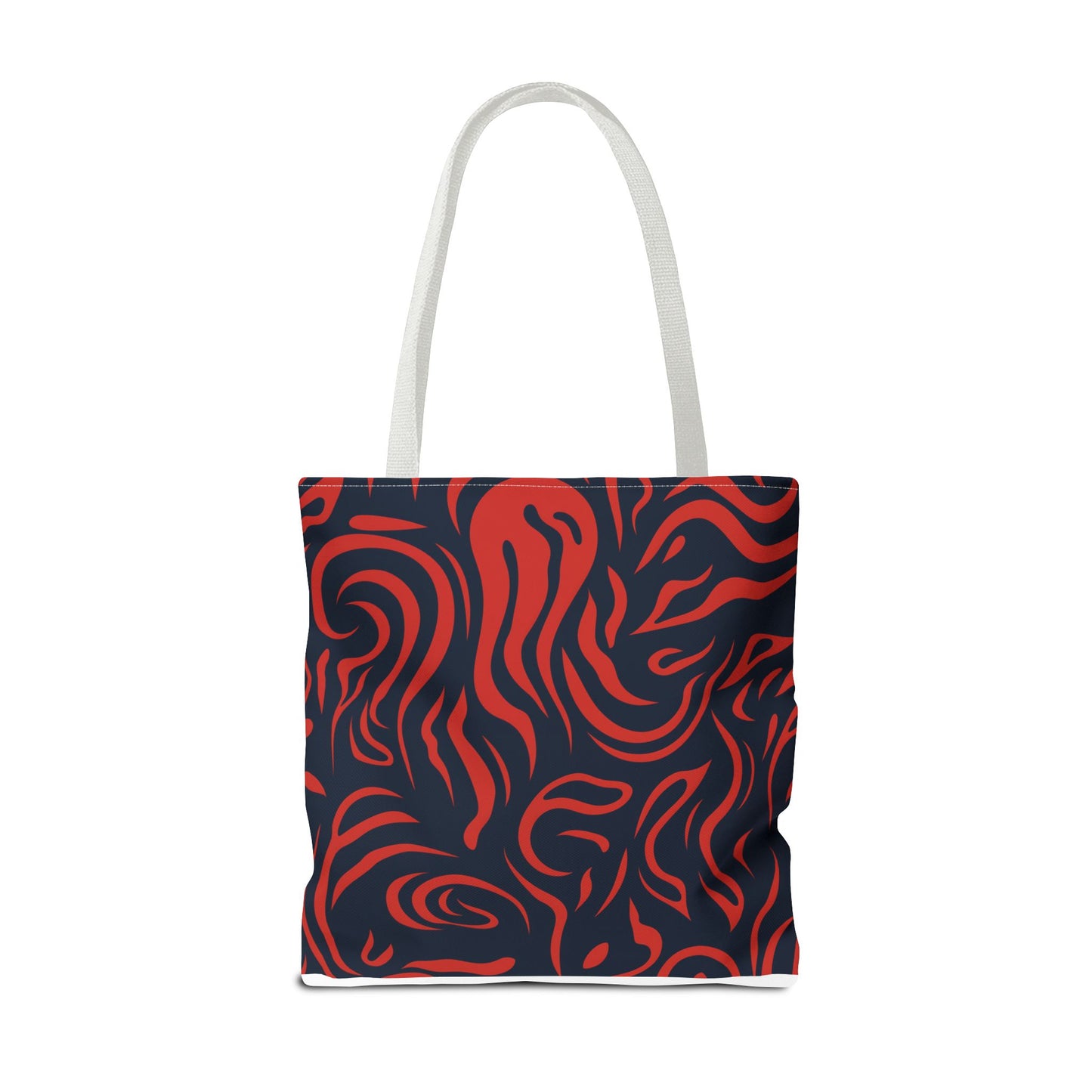 Fiery Abstract Art Tote Bag