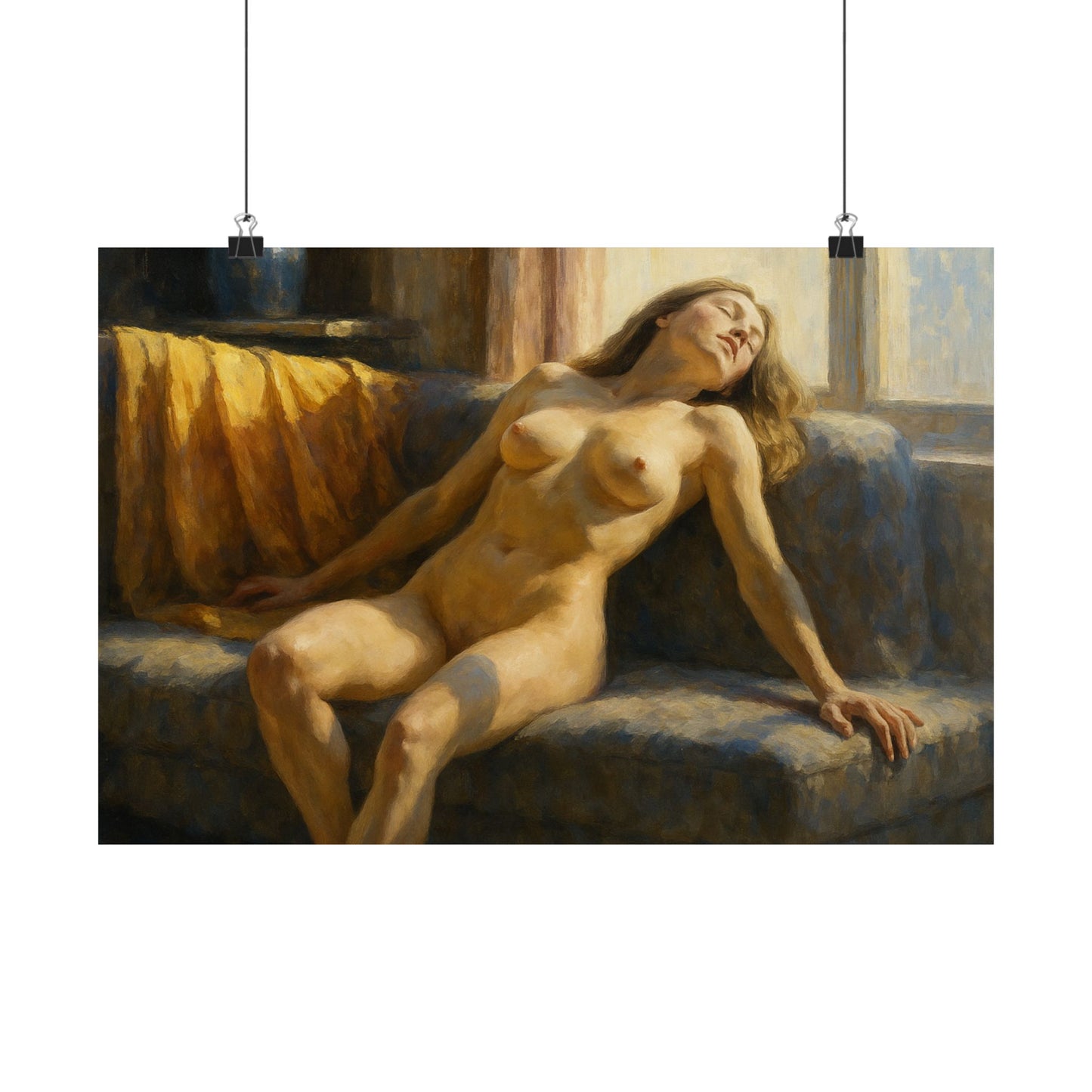 Nude in Morning Light Poster