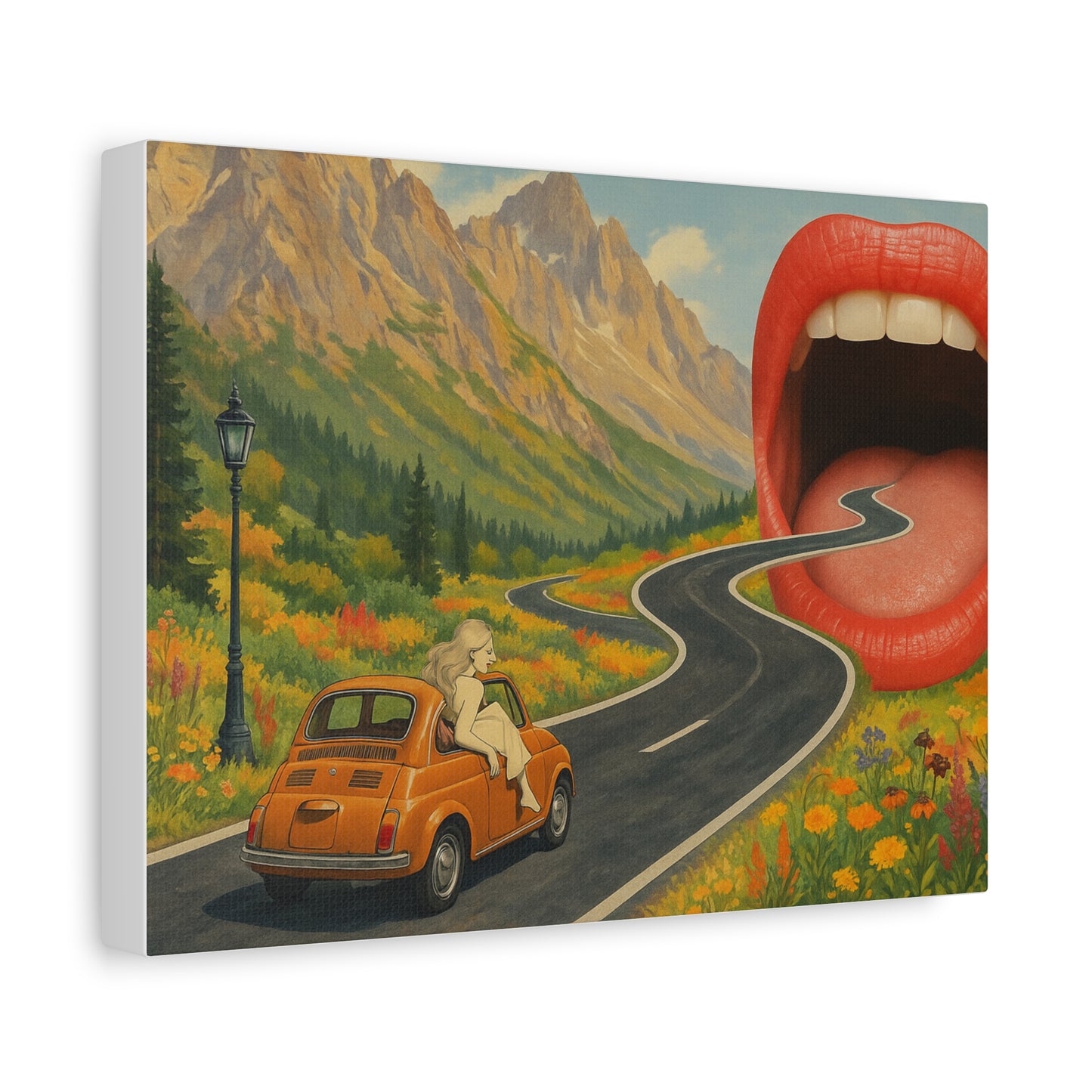 Into the Mouth of Surrealism Canvas Art