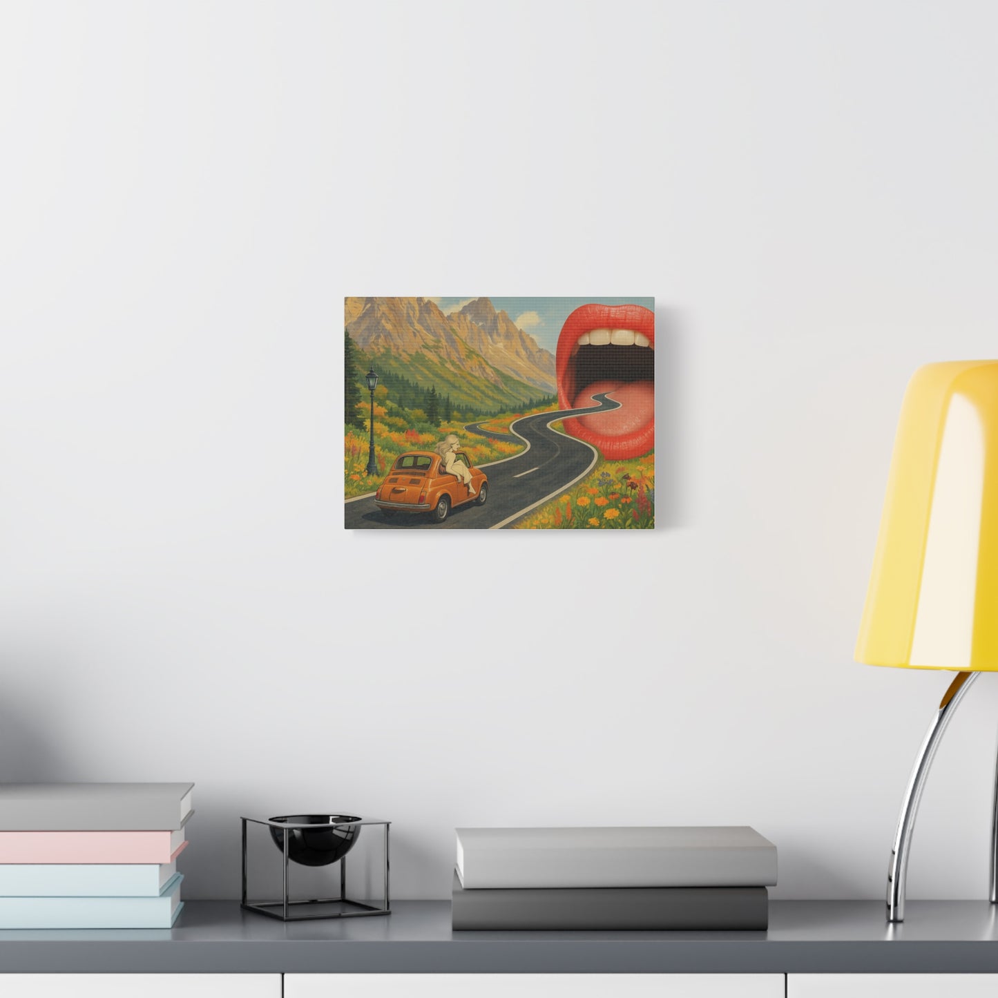 Into the Mouth of Surrealism Canvas Art