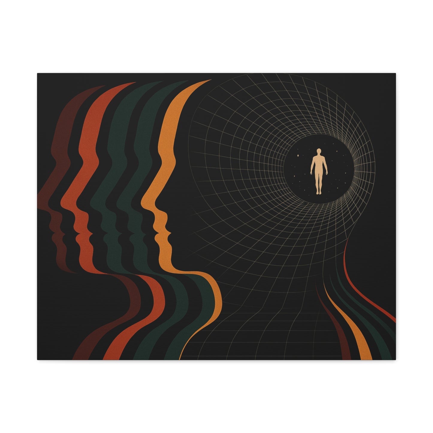 Echoes of Consciousness Canvas