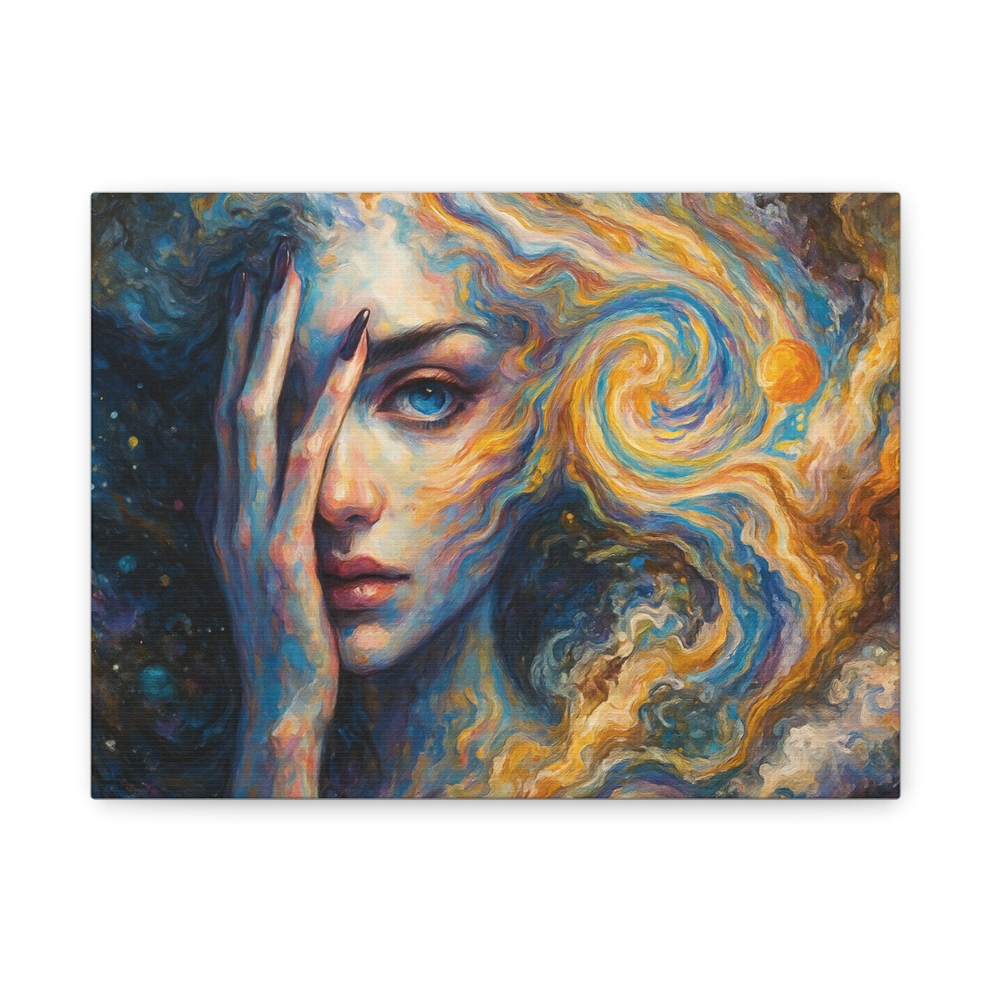 Eye of the Spiral Mind Canvas Wall Art