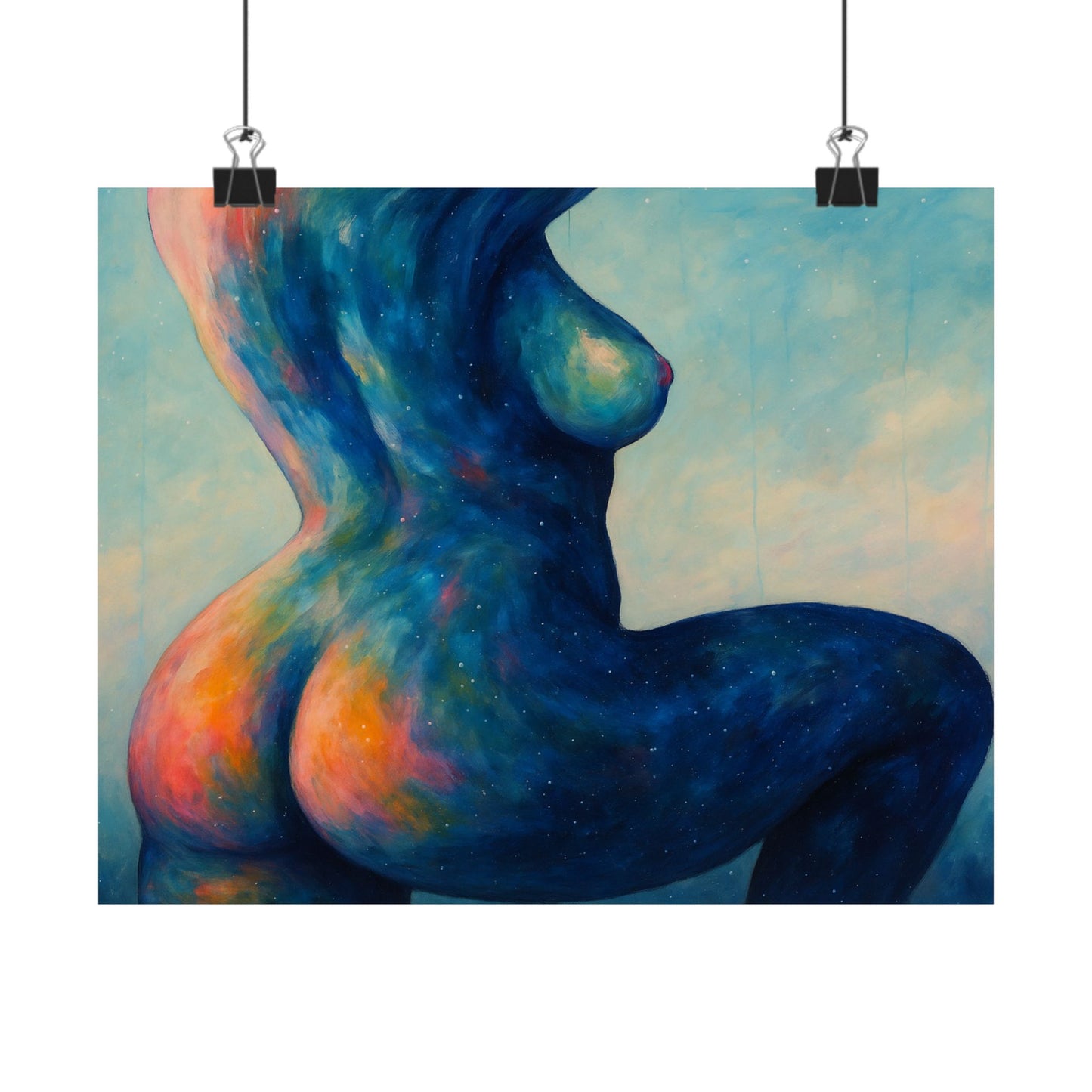 Galactic Goddess Bodyscape Poster