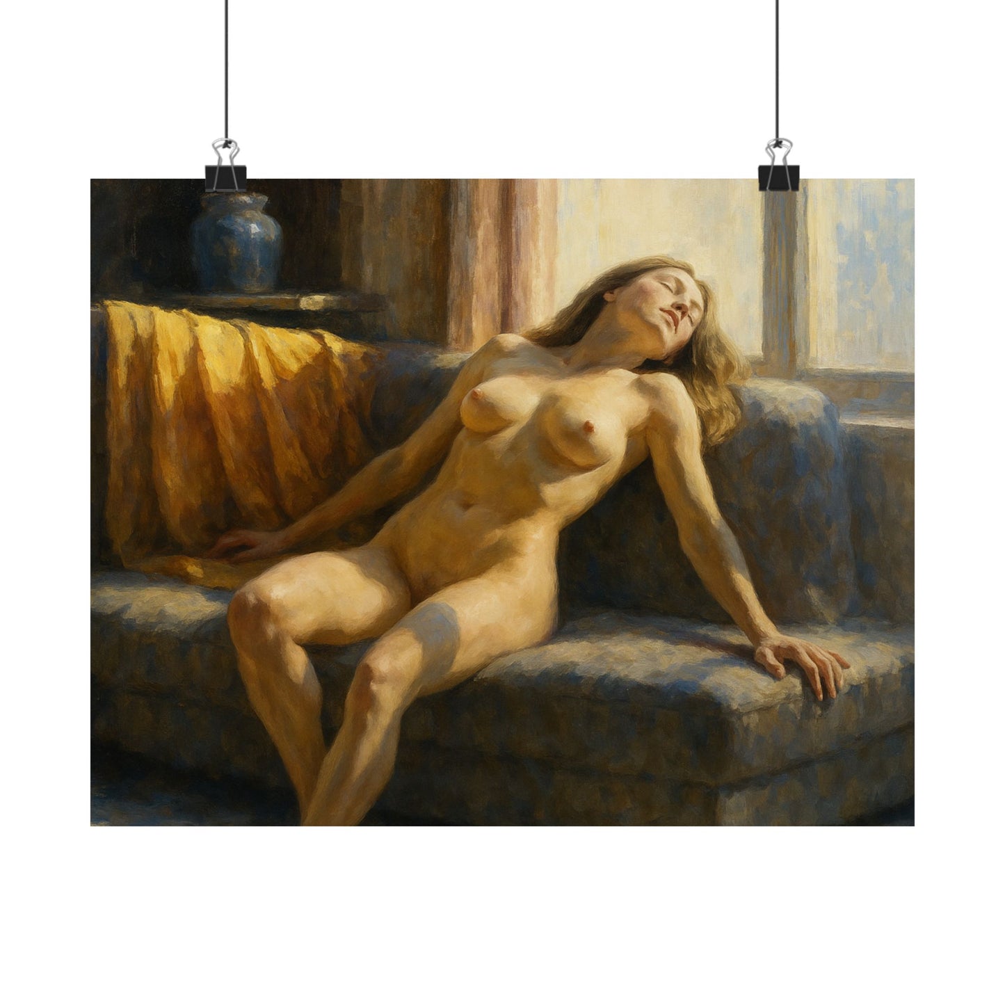 Nude in Morning Light Poster