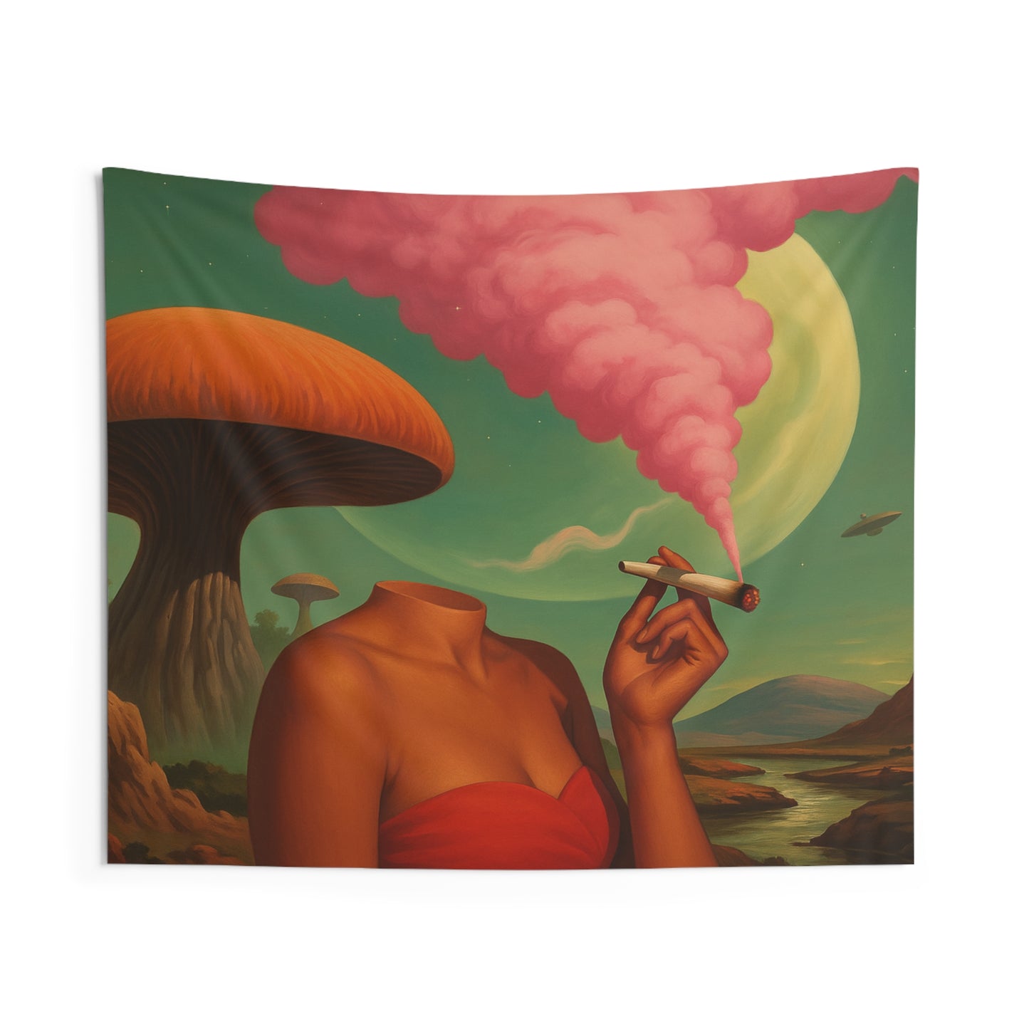 Head in the Clouds – Psychedelic Smoking Tapestry