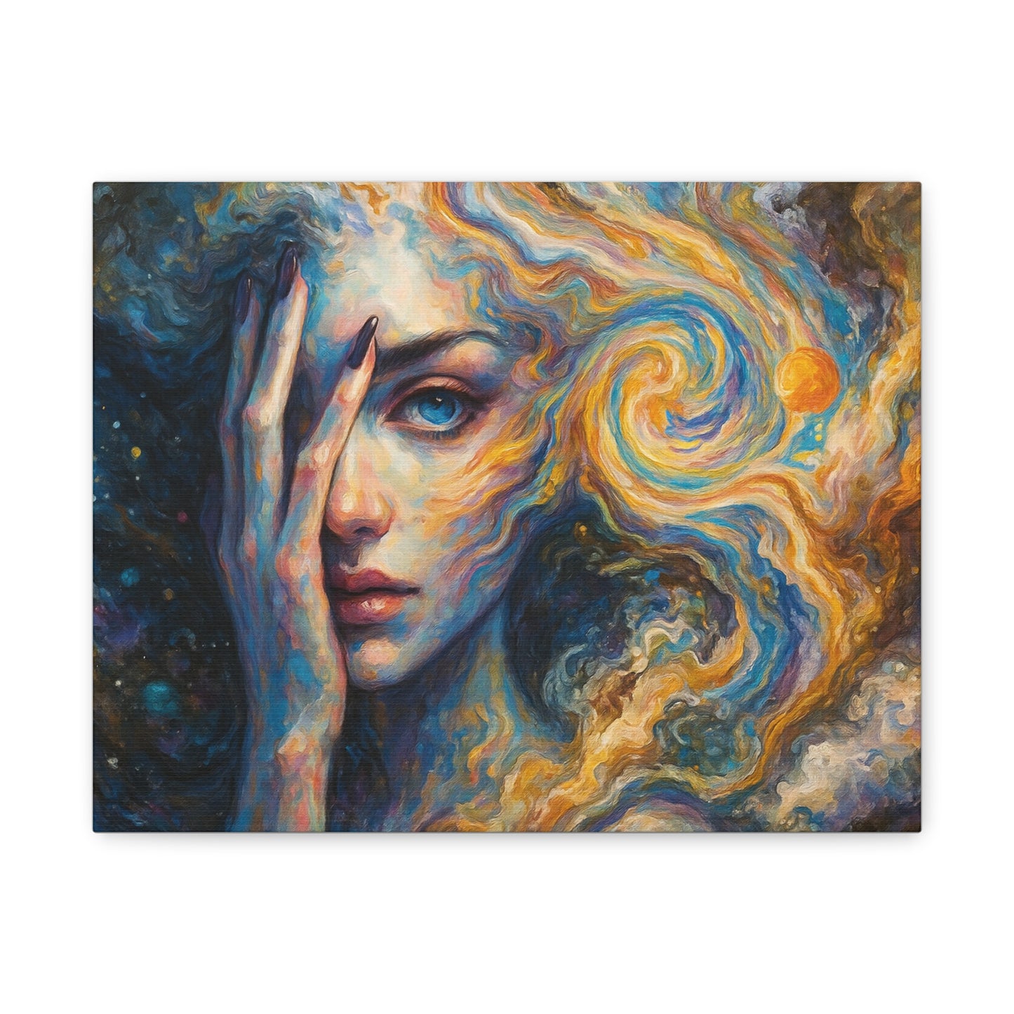 Eye of the Spiral Mind Canvas Wall Art