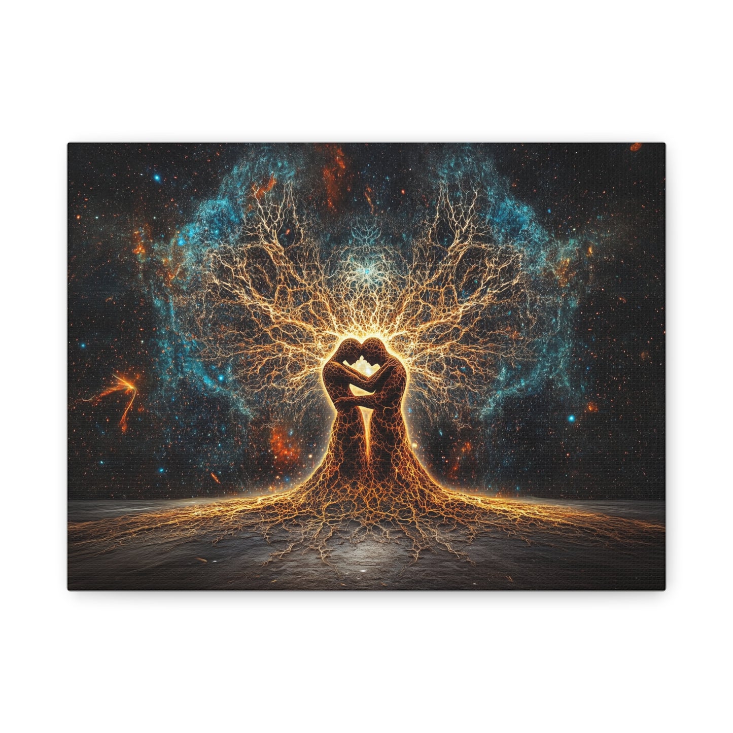 Cosmic Flame of Love Canvas