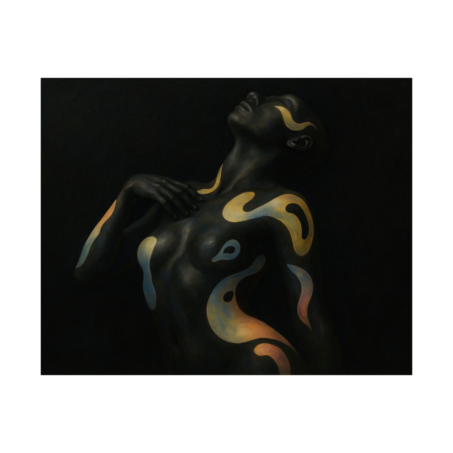 Cosmic Flow Nude Poster