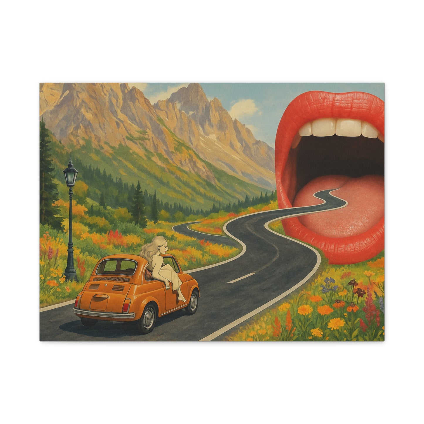 Into the Mouth of Surrealism Canvas Art
