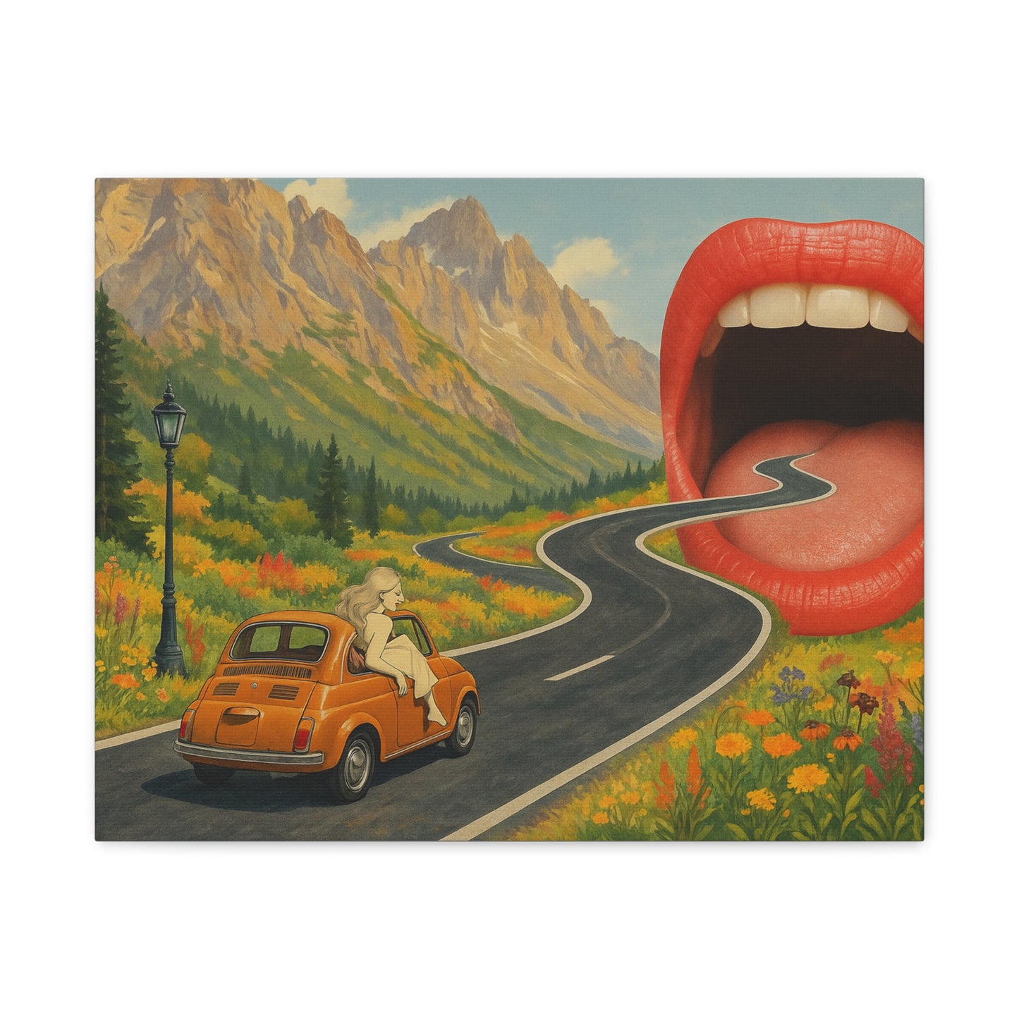 Into the Mouth of Surrealism Canvas Art