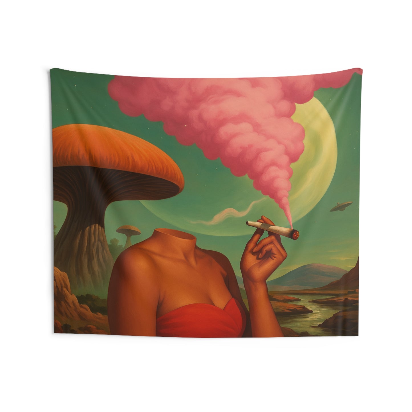 Head in the Clouds – Psychedelic Smoking Tapestry