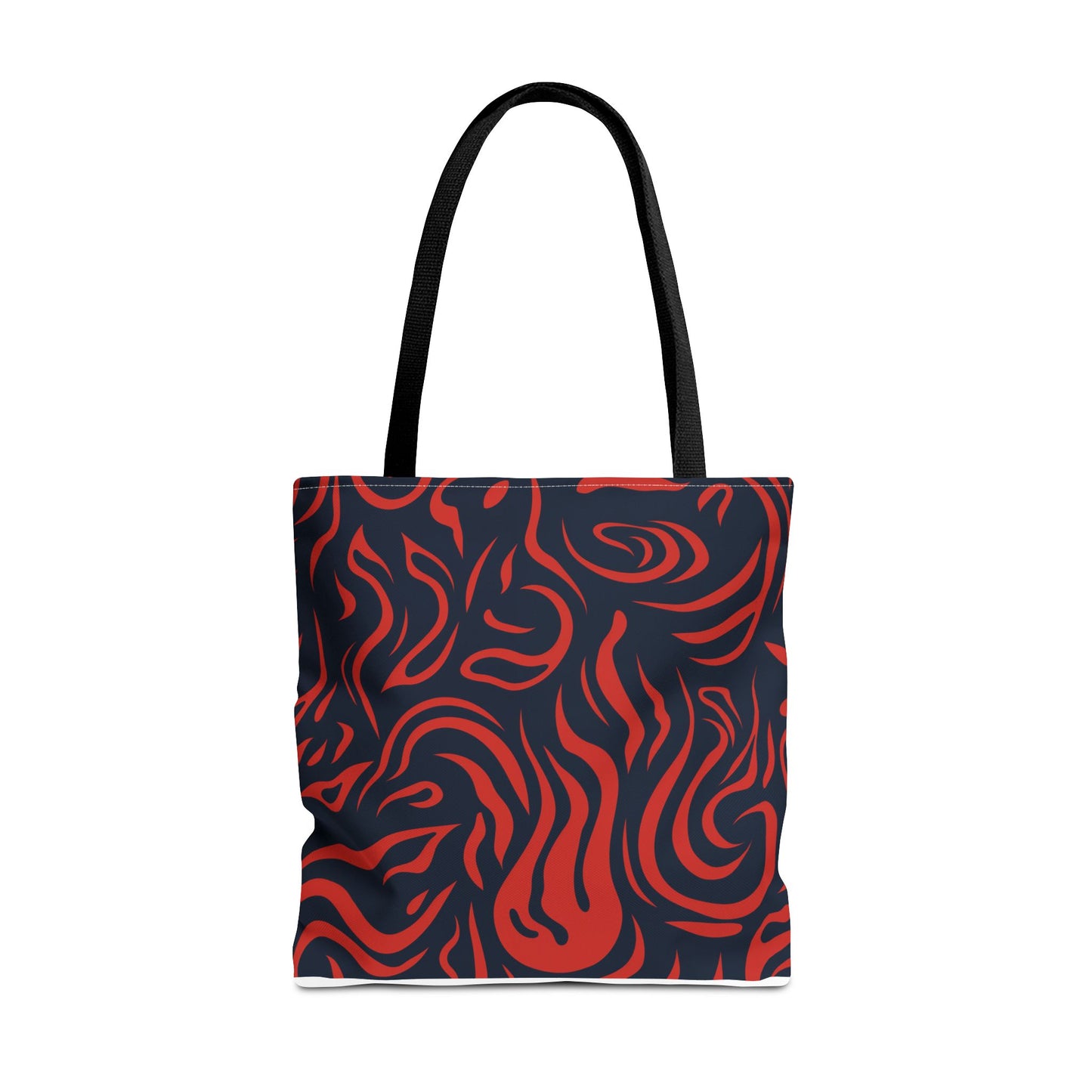 Fiery Abstract Art Tote Bag