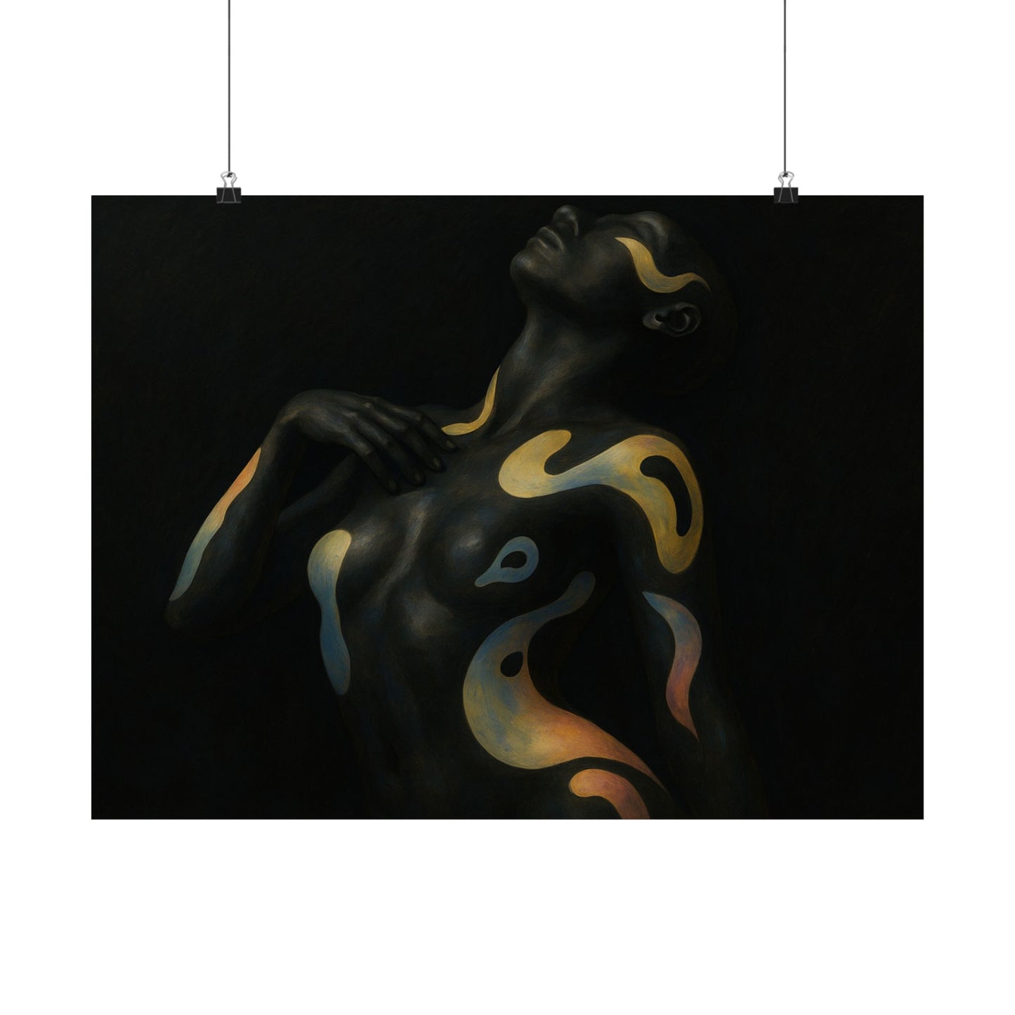Cosmic Flow Nude Poster