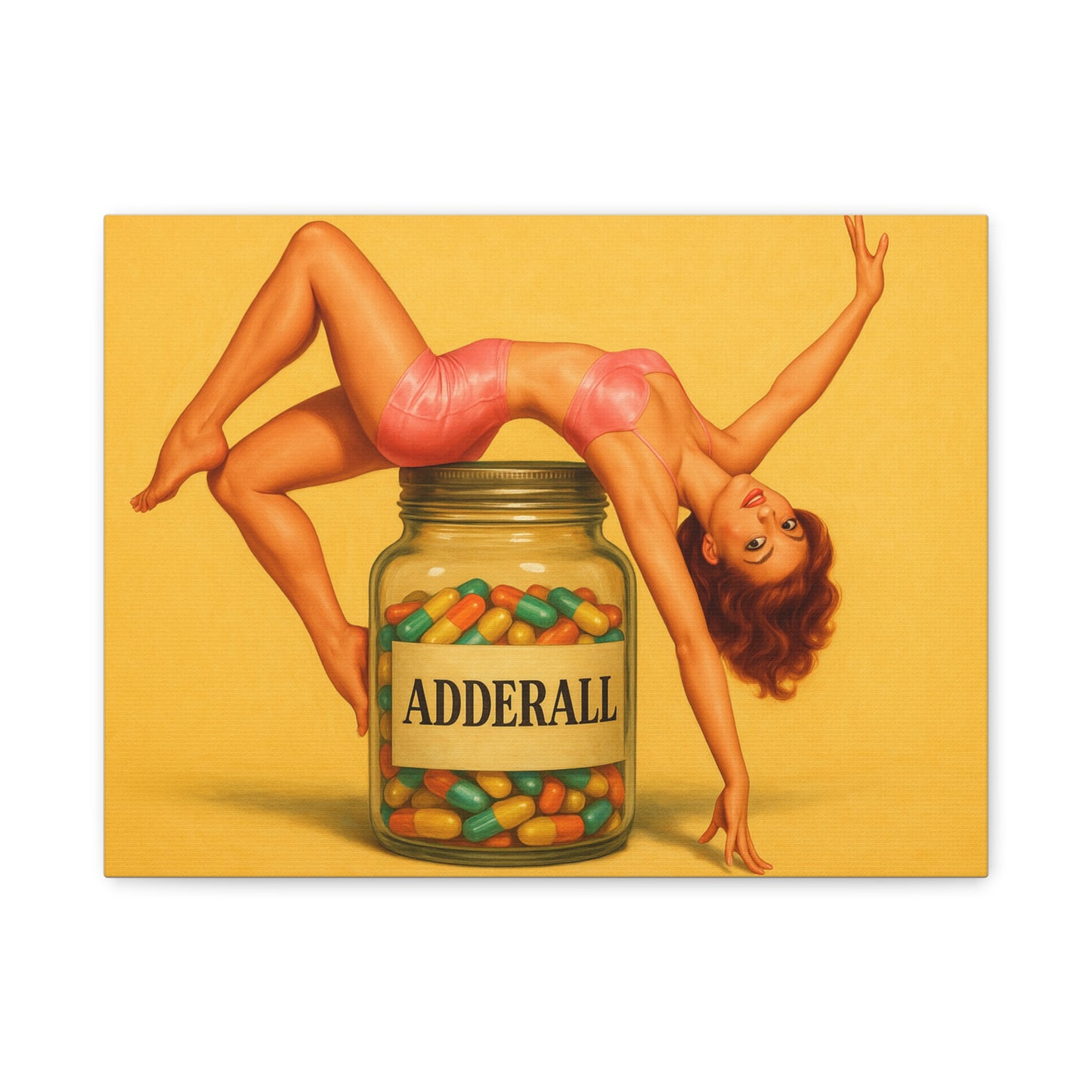Psychedelic Adderall Muse Canvas