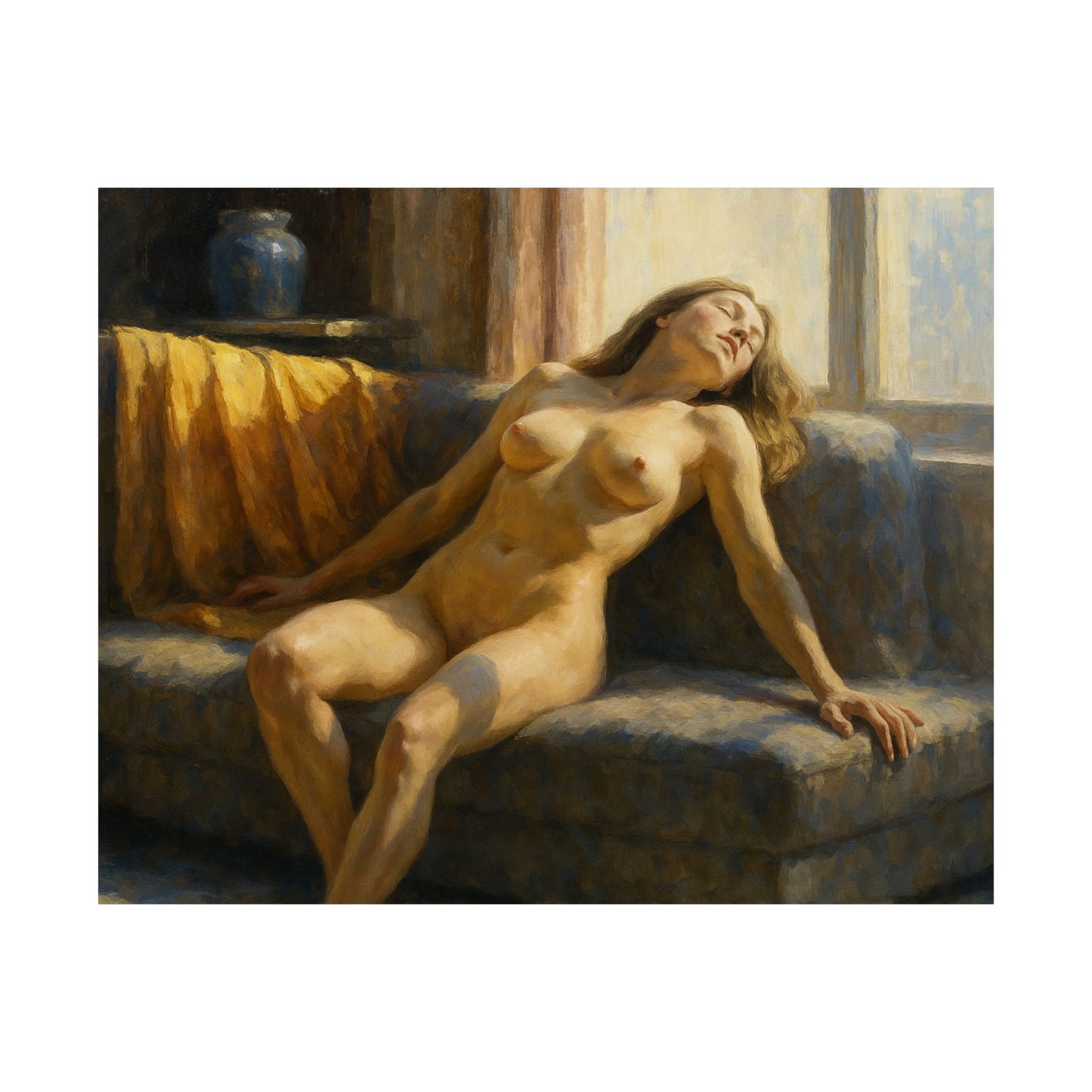Nude in Morning Light Poster