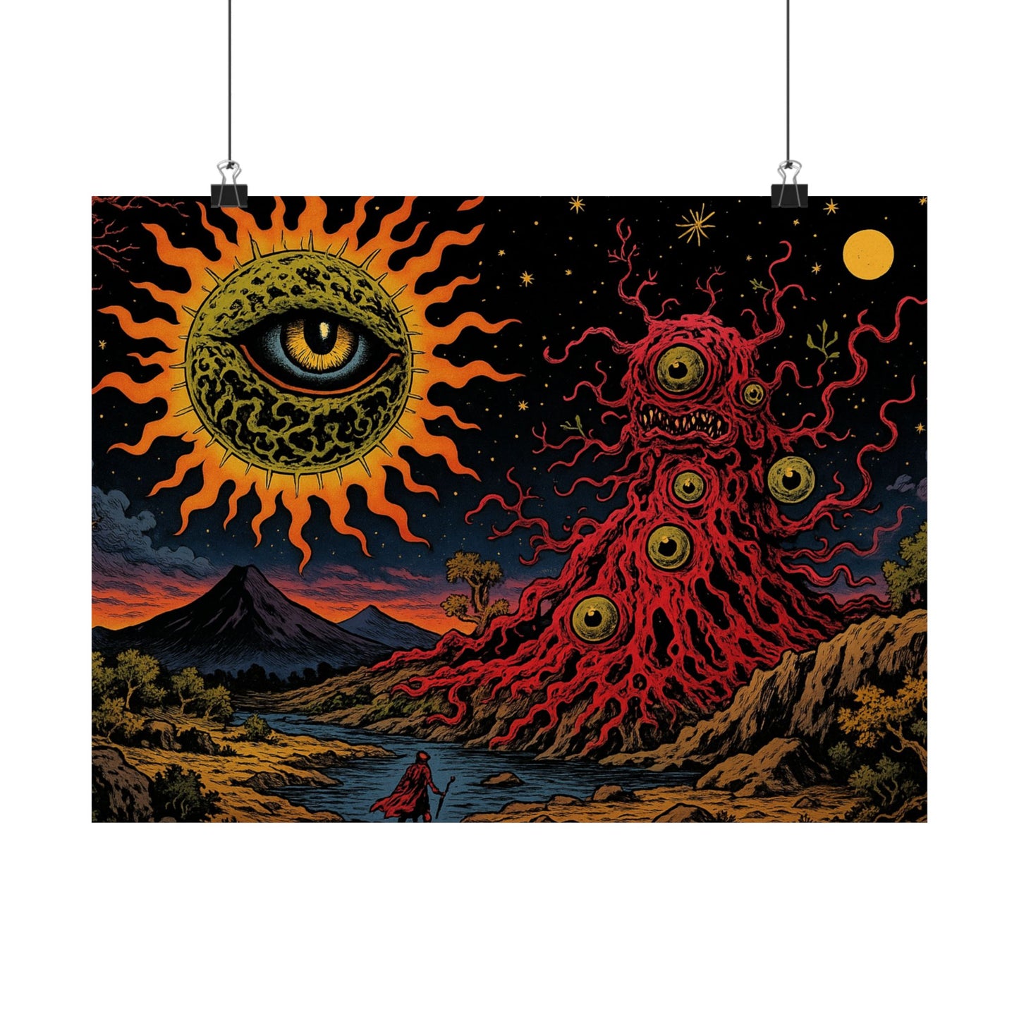 Watcher of the Cosmic Rift Poster