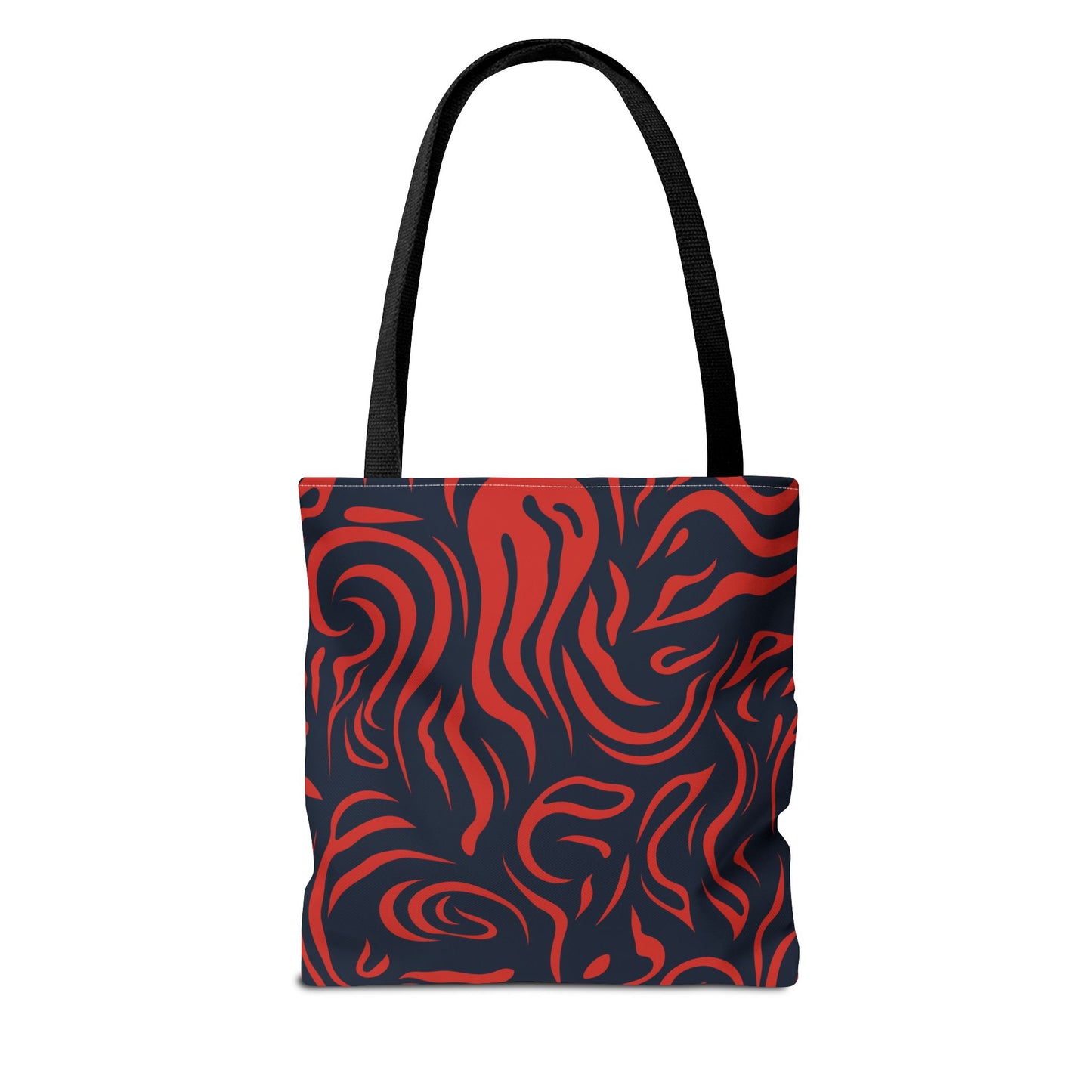 Fiery Abstract Art Tote Bag