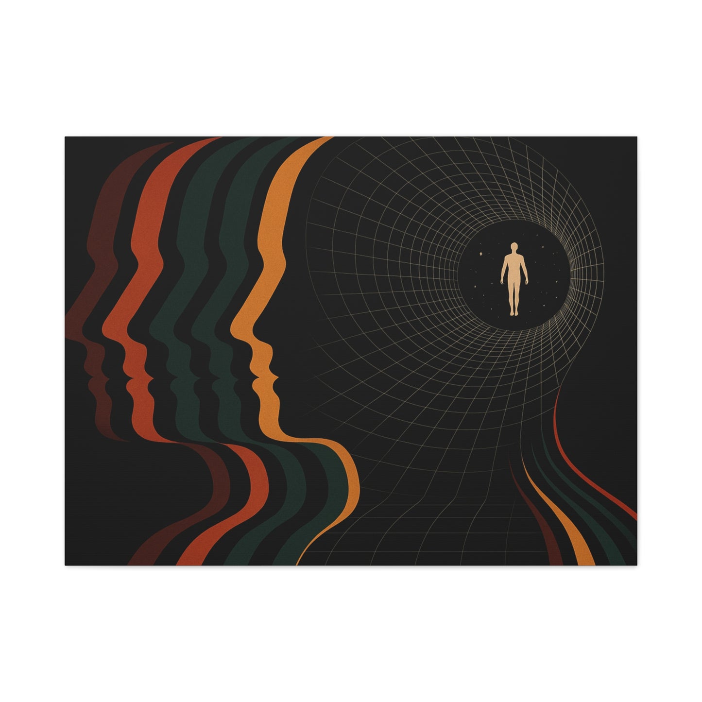 Echoes of Consciousness Canvas