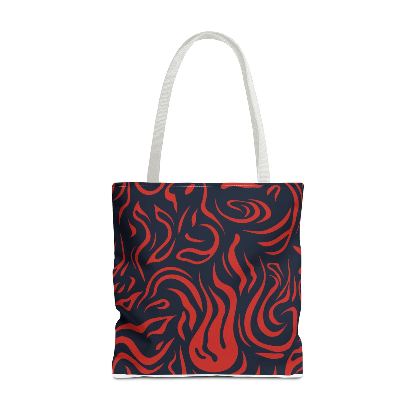 Fiery Abstract Art Tote Bag
