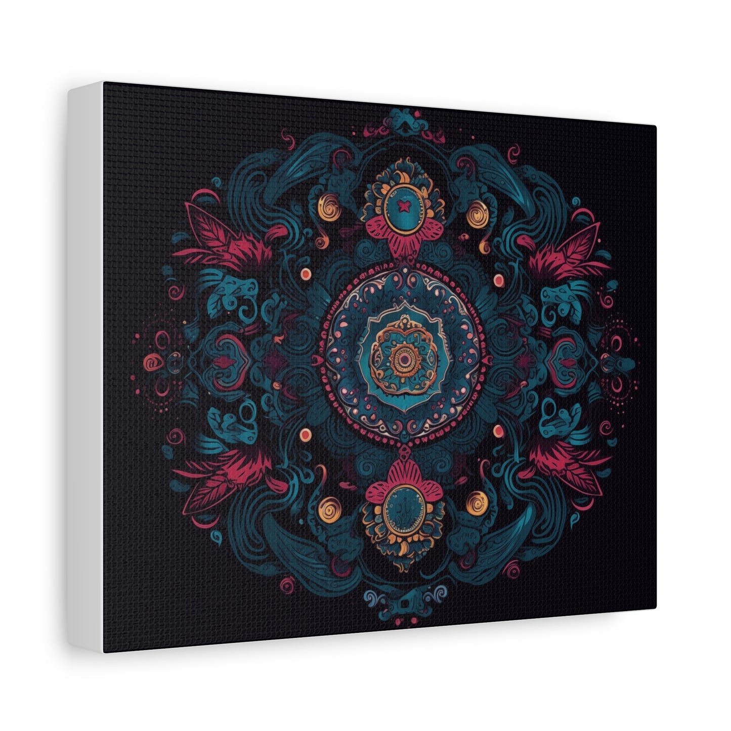 Mystic Inferno Mandala Canvas