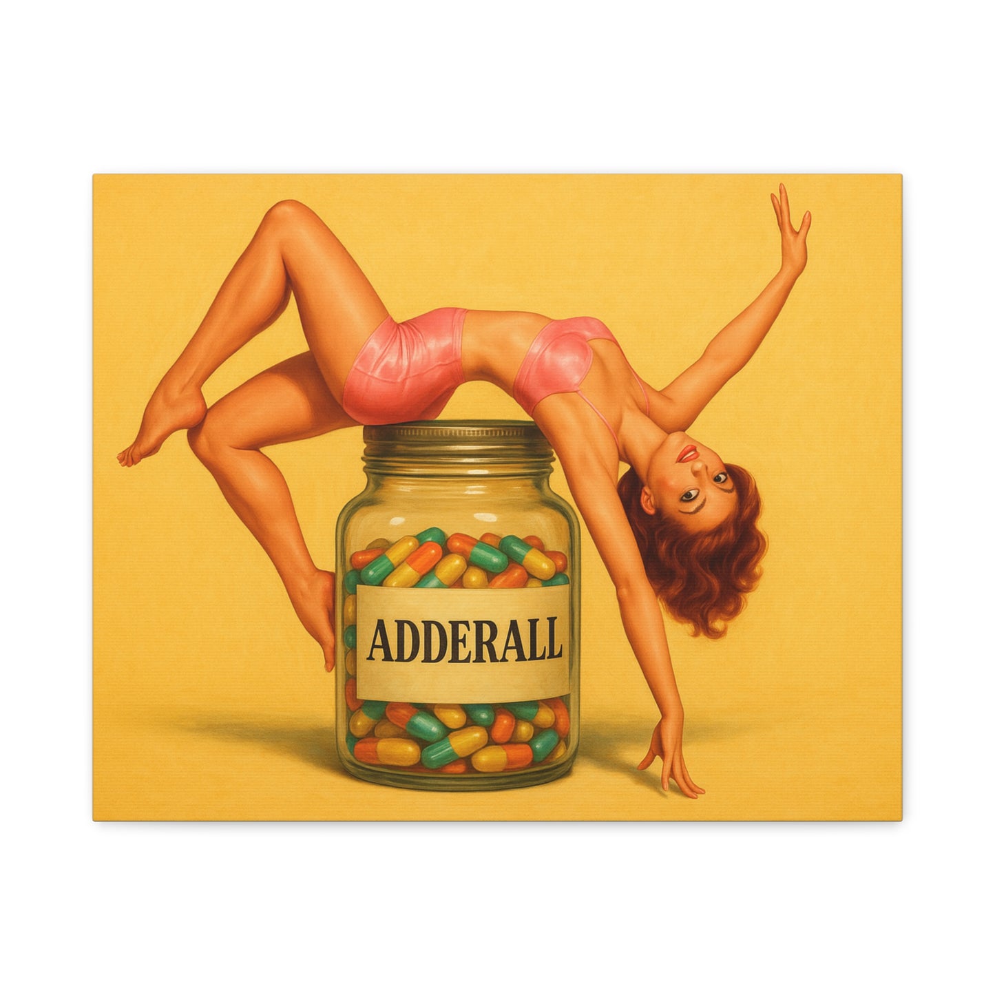 Psychedelic Adderall Muse Canvas