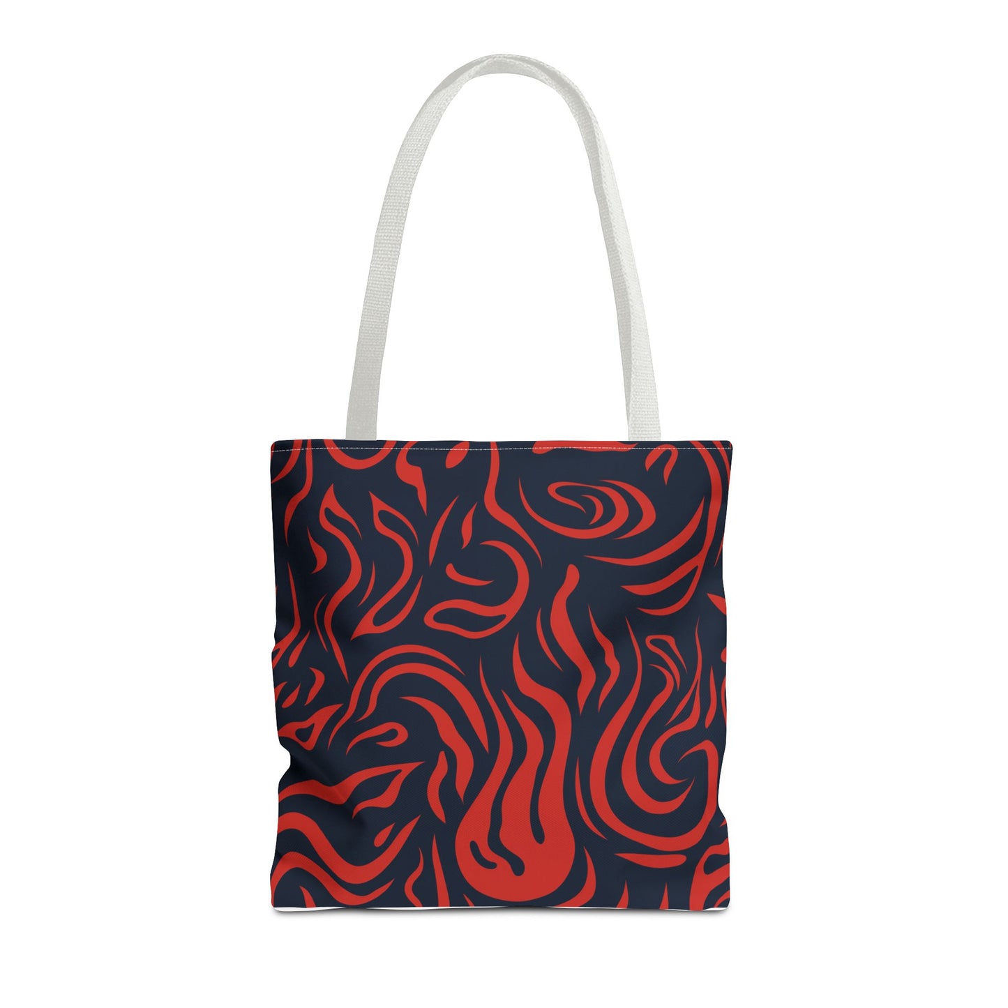 Fiery Abstract Art Tote Bag
