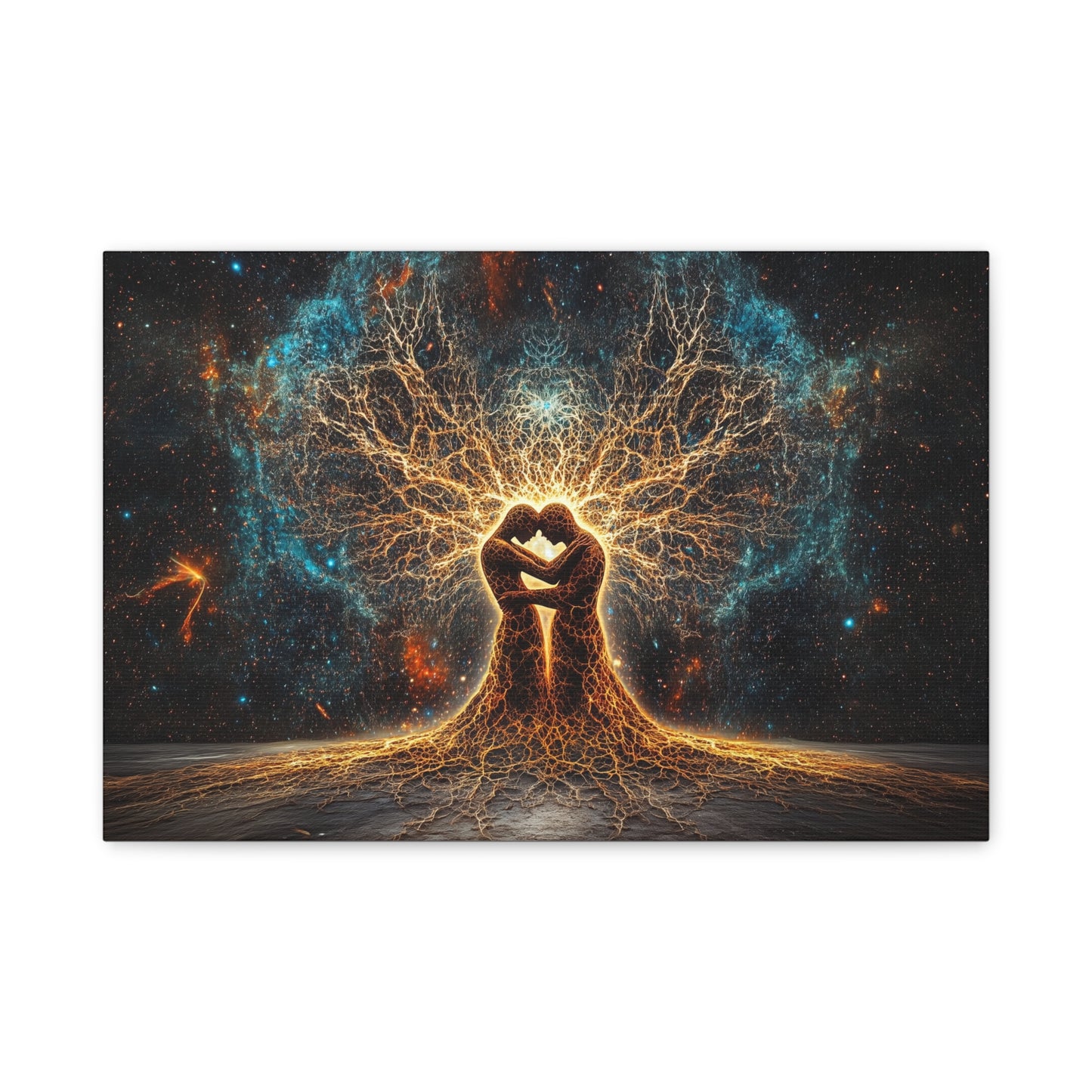 Cosmic Flame of Love Canvas
