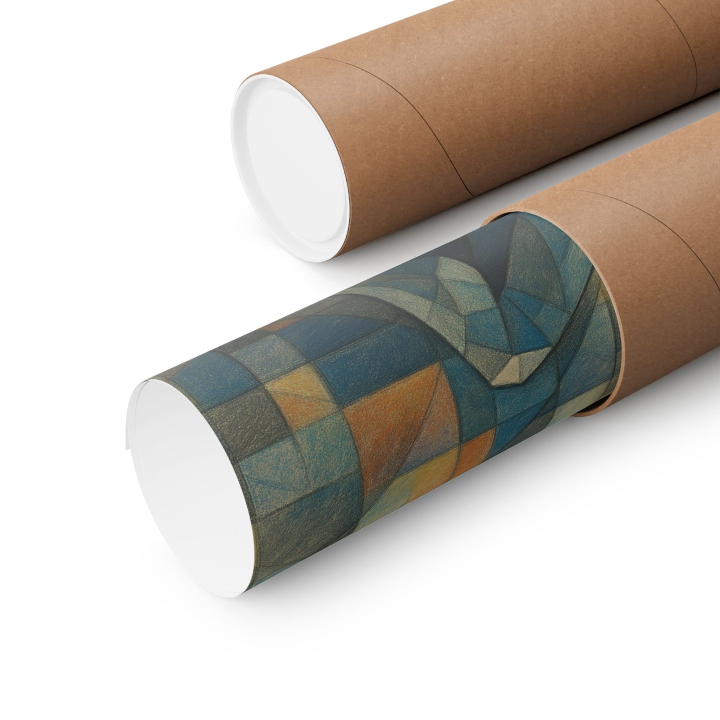 Fractured Stillness Nude Poster