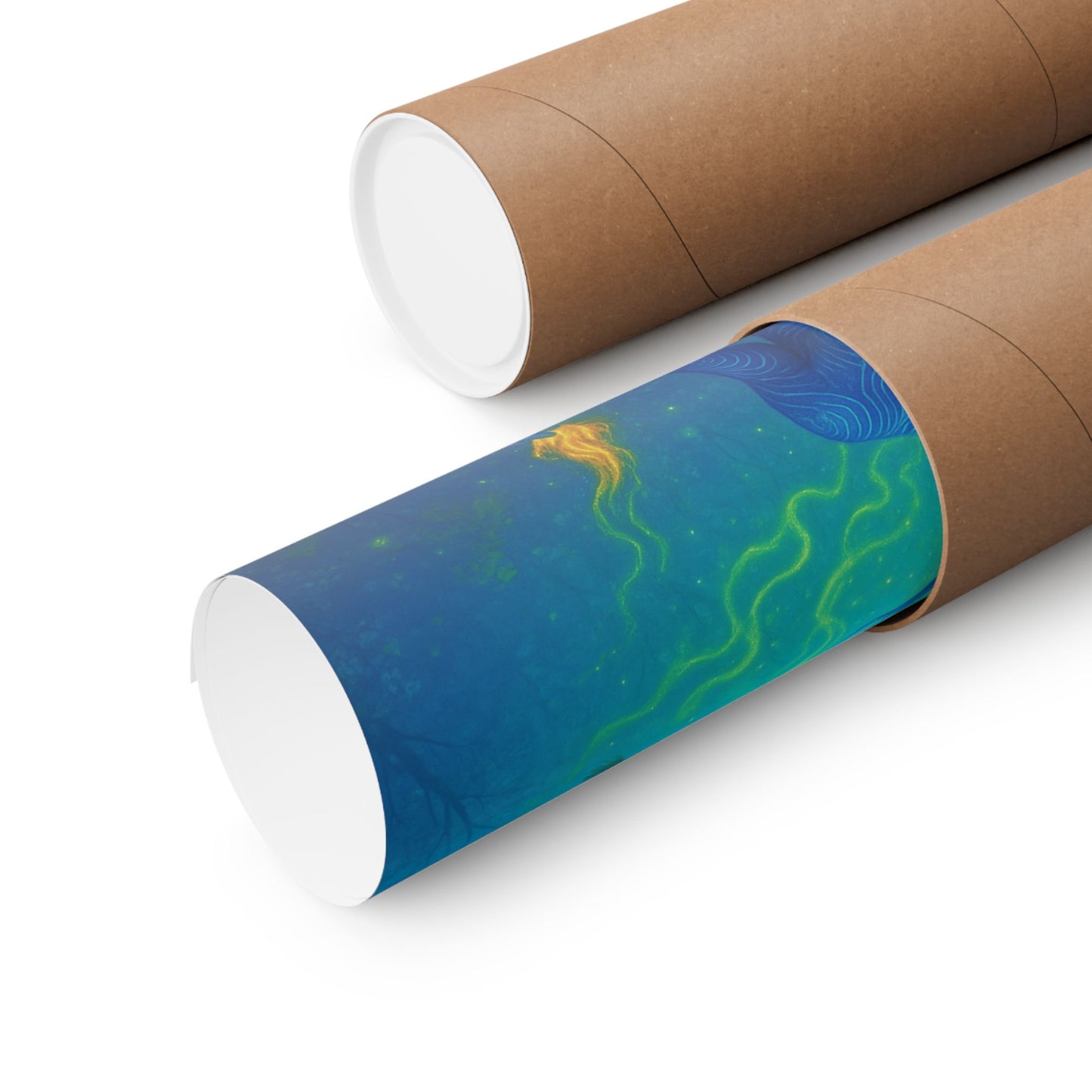 Divine Energy Flow – Psychedelic Meditation Poster