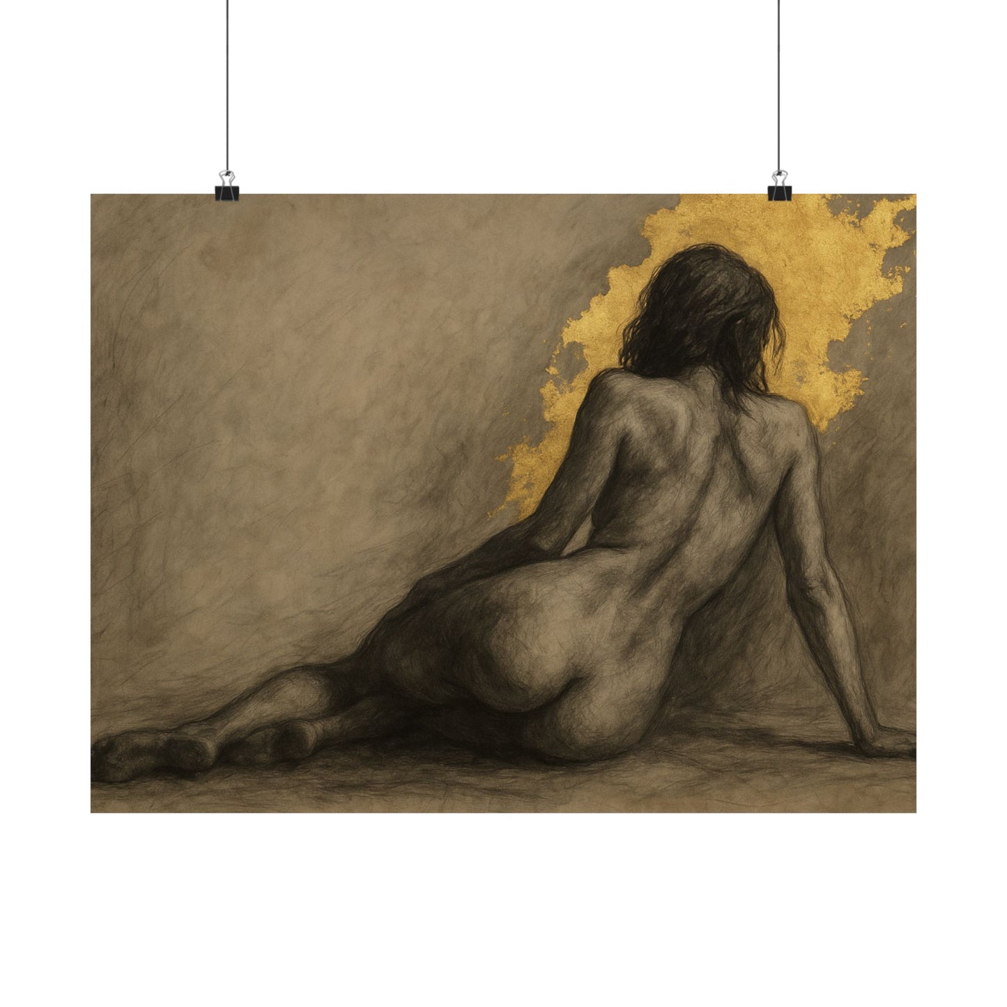 Reclining Muse Poster