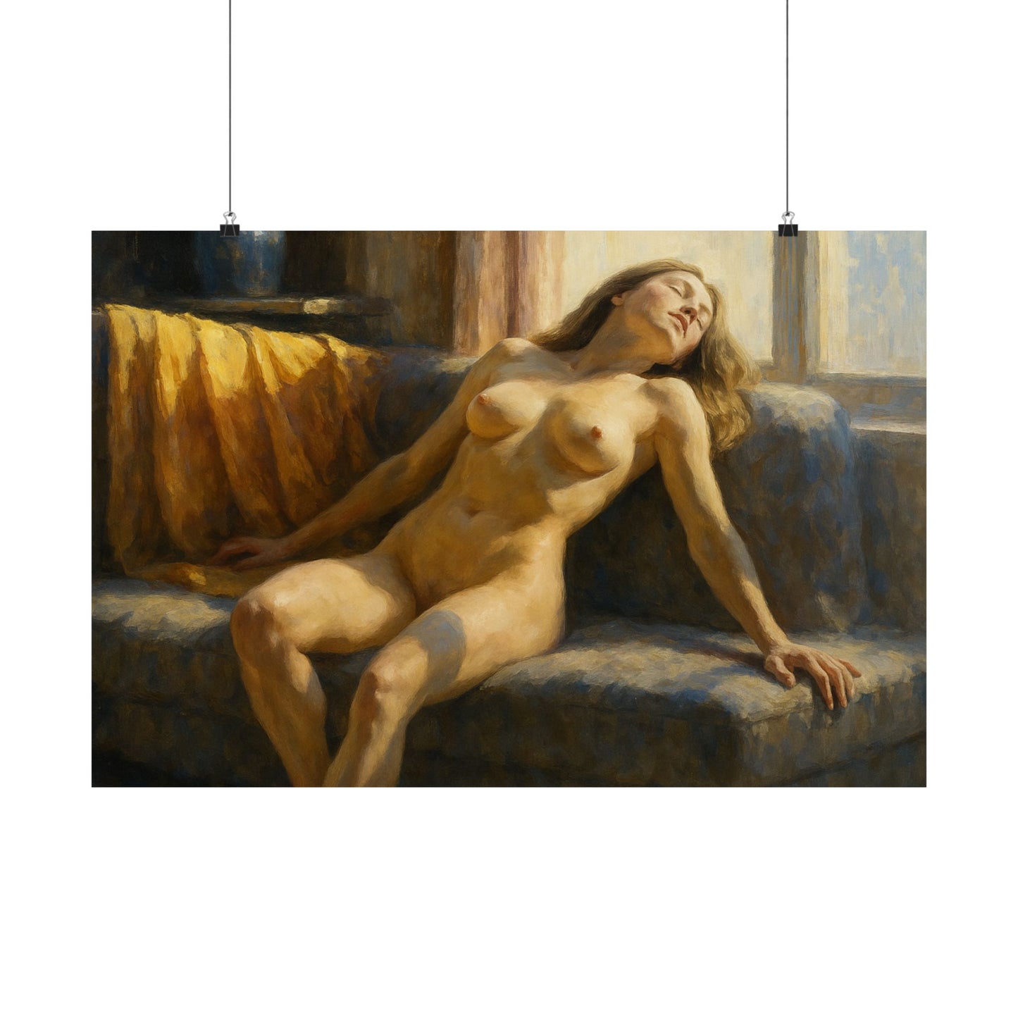 Nude in Morning Light Poster