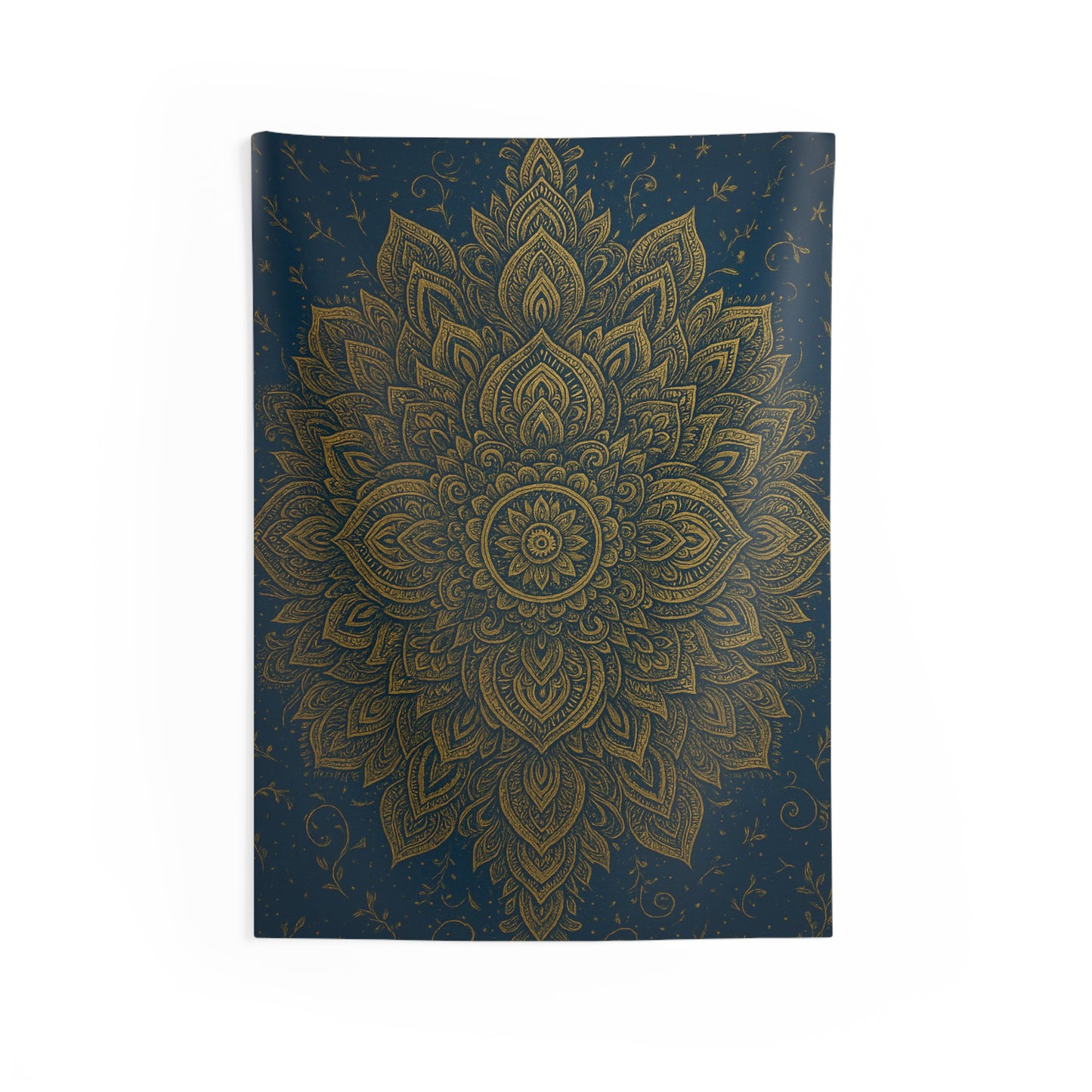 Blue Mandala Tapestry