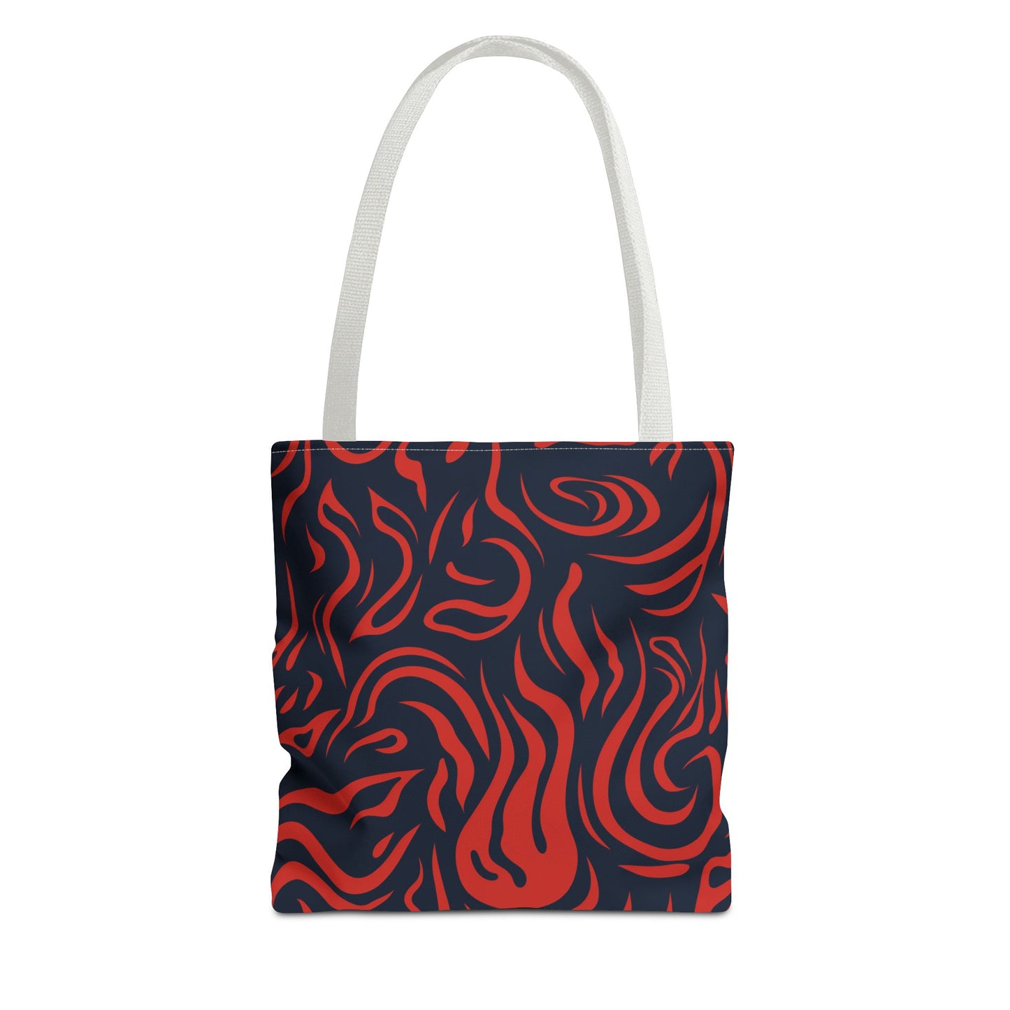 Fiery Abstract Art Tote Bag