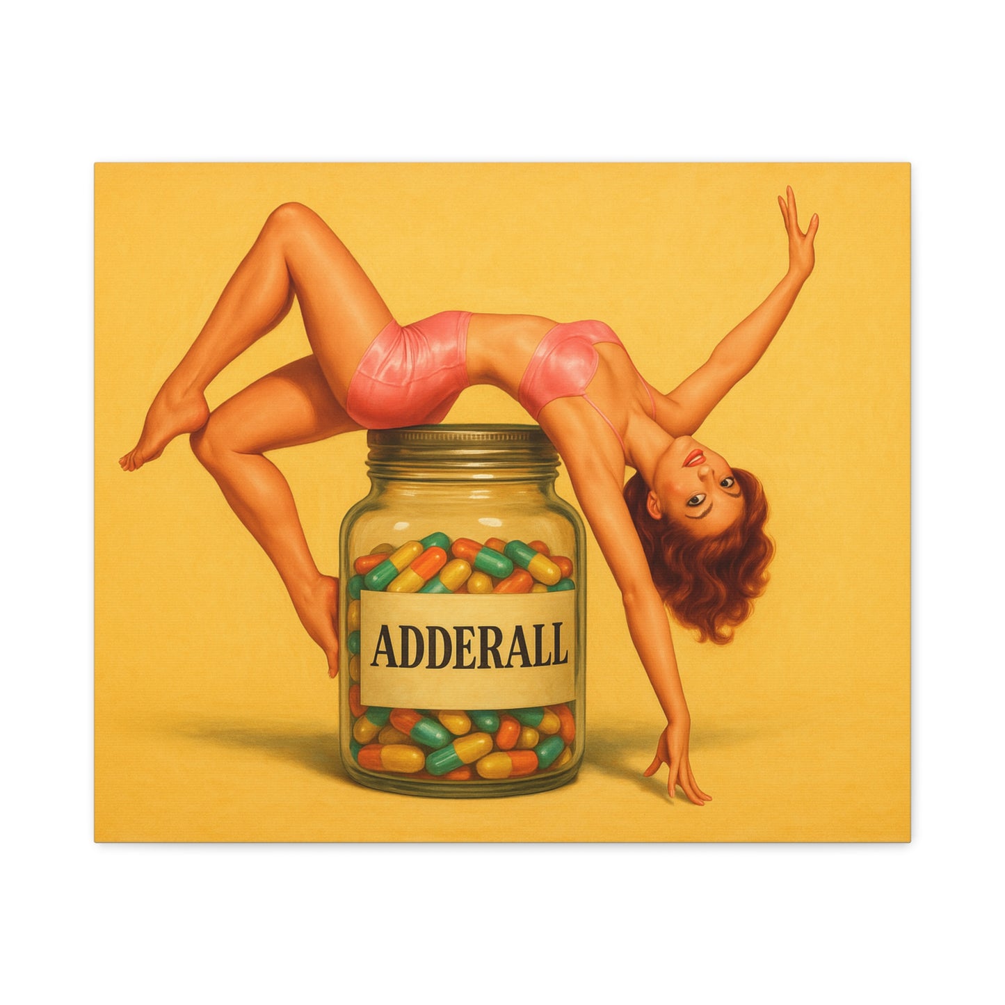 Psychedelic Adderall Muse Canvas