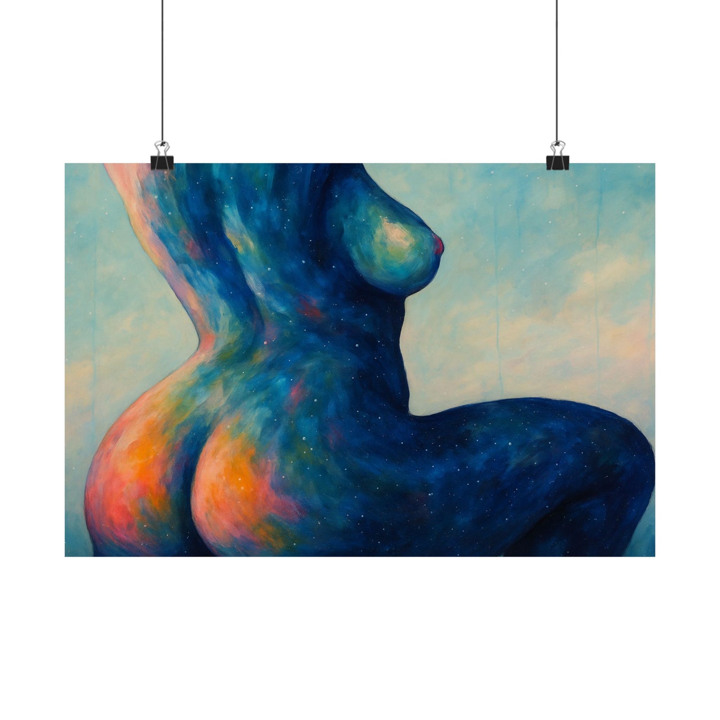Galactic Goddess Bodyscape Poster