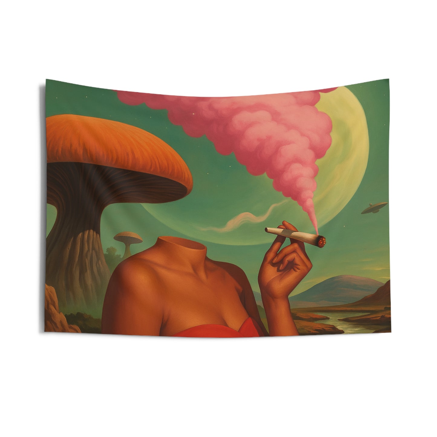Head in the Clouds – Psychedelic Smoking Tapestry