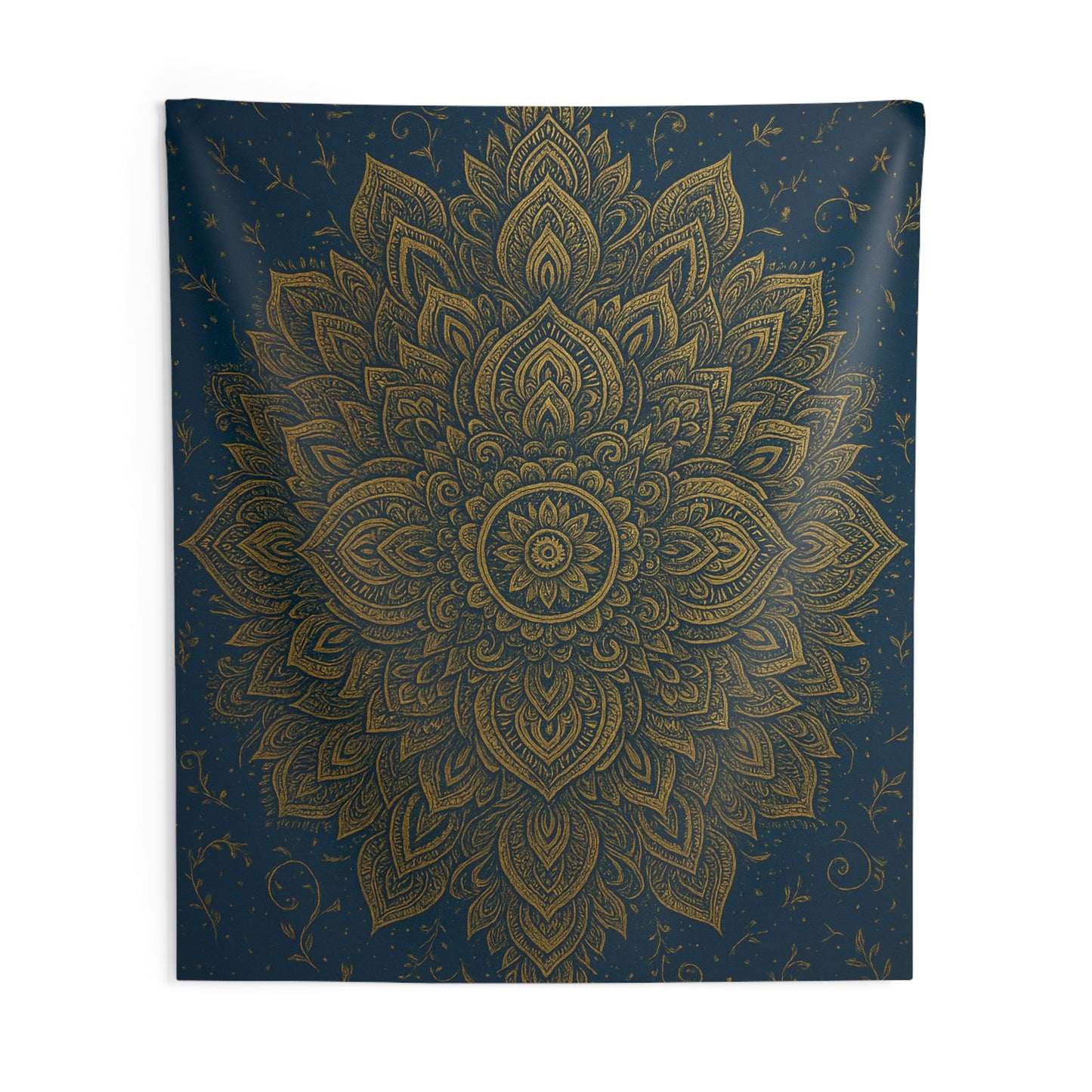 Blue Mandala Tapestry