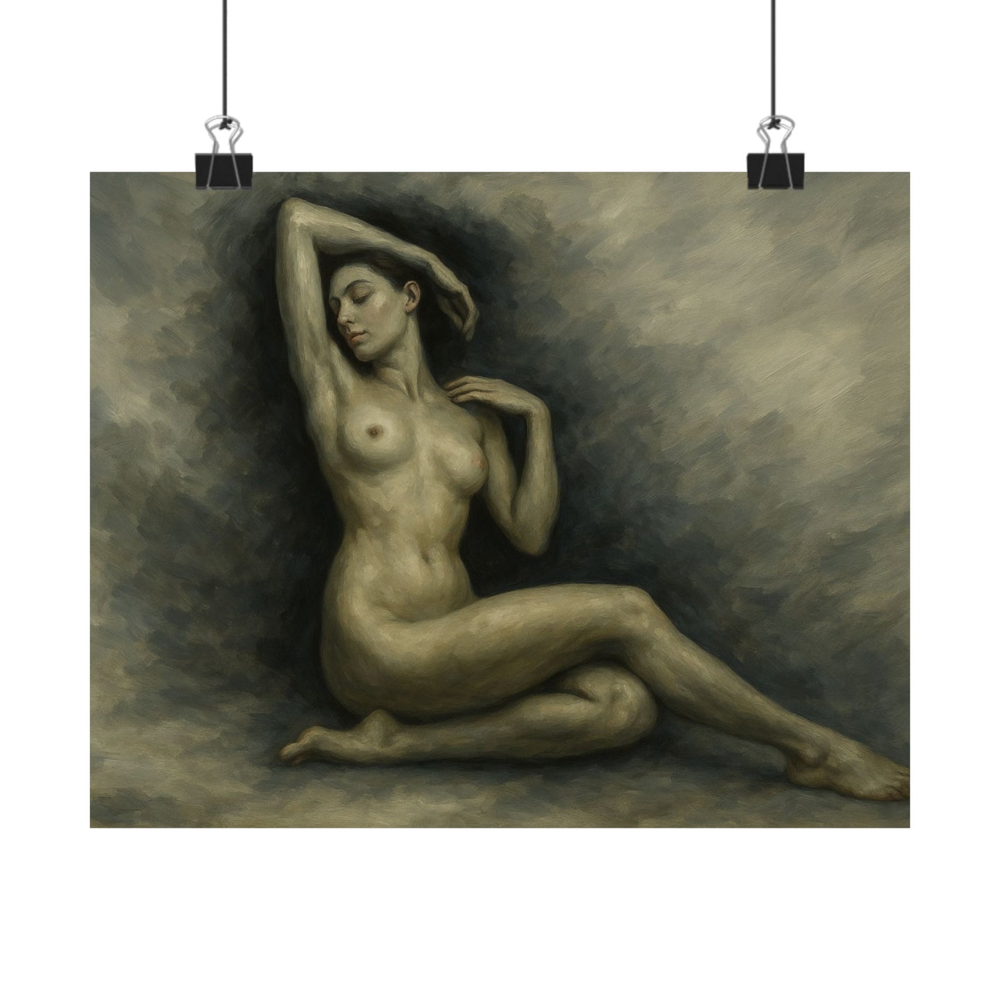 Soft Light Nude Poster