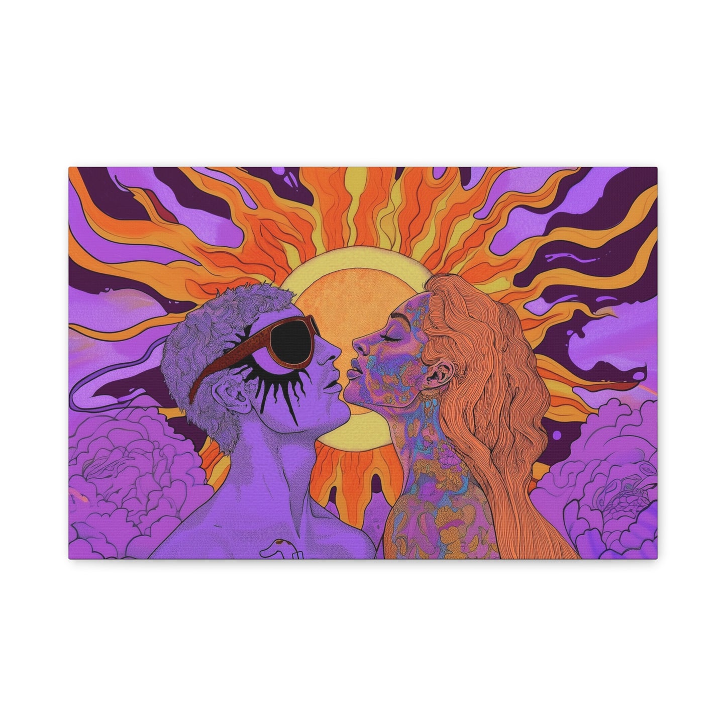 Ethereal Love Canvas - Psychedelic Art