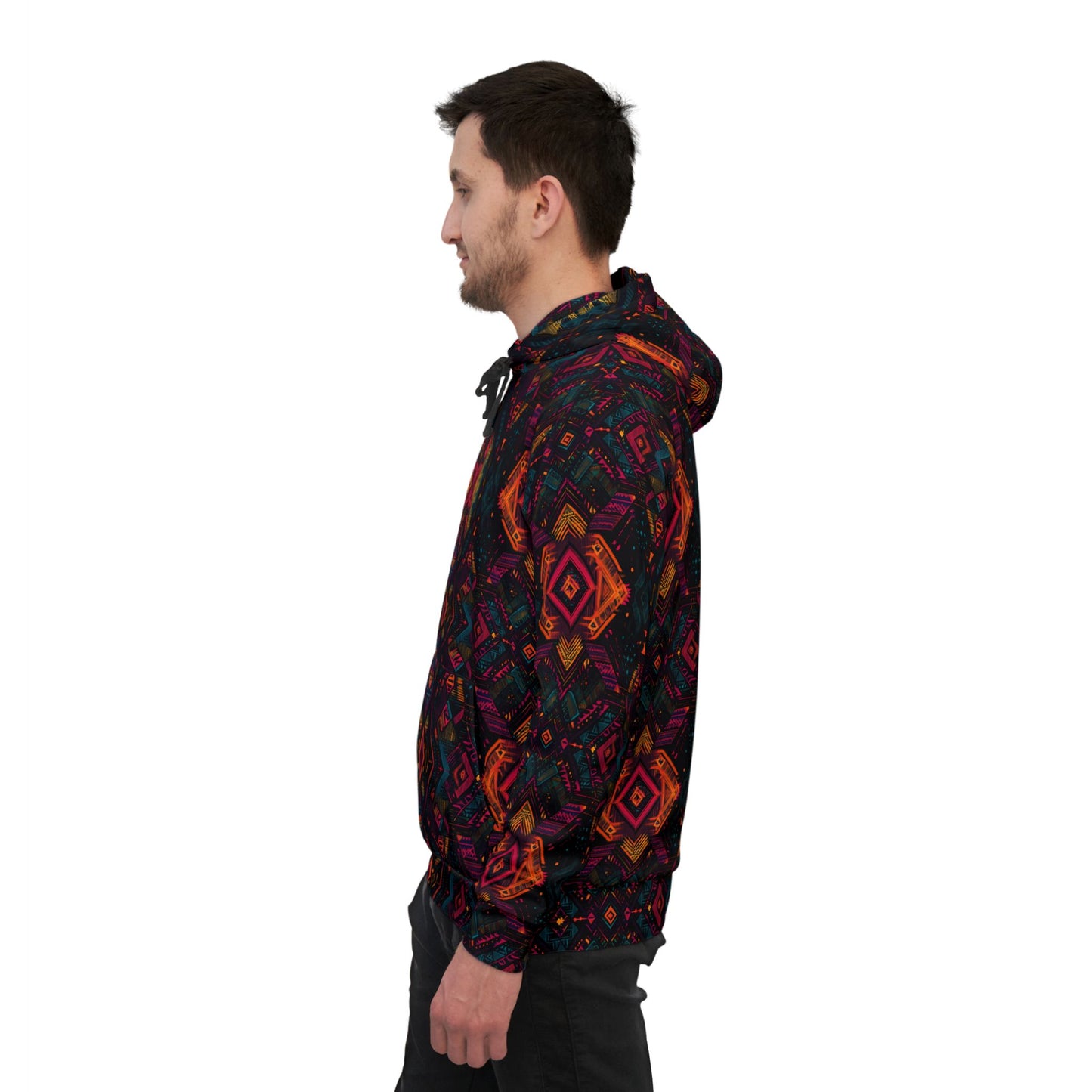 Tribal Glow Geometric Hoodie