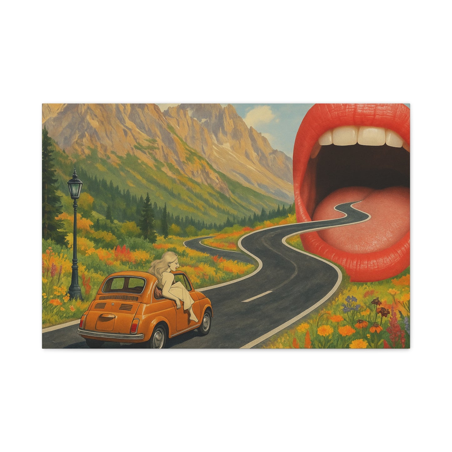 Into the Mouth of Surrealism Canvas Art