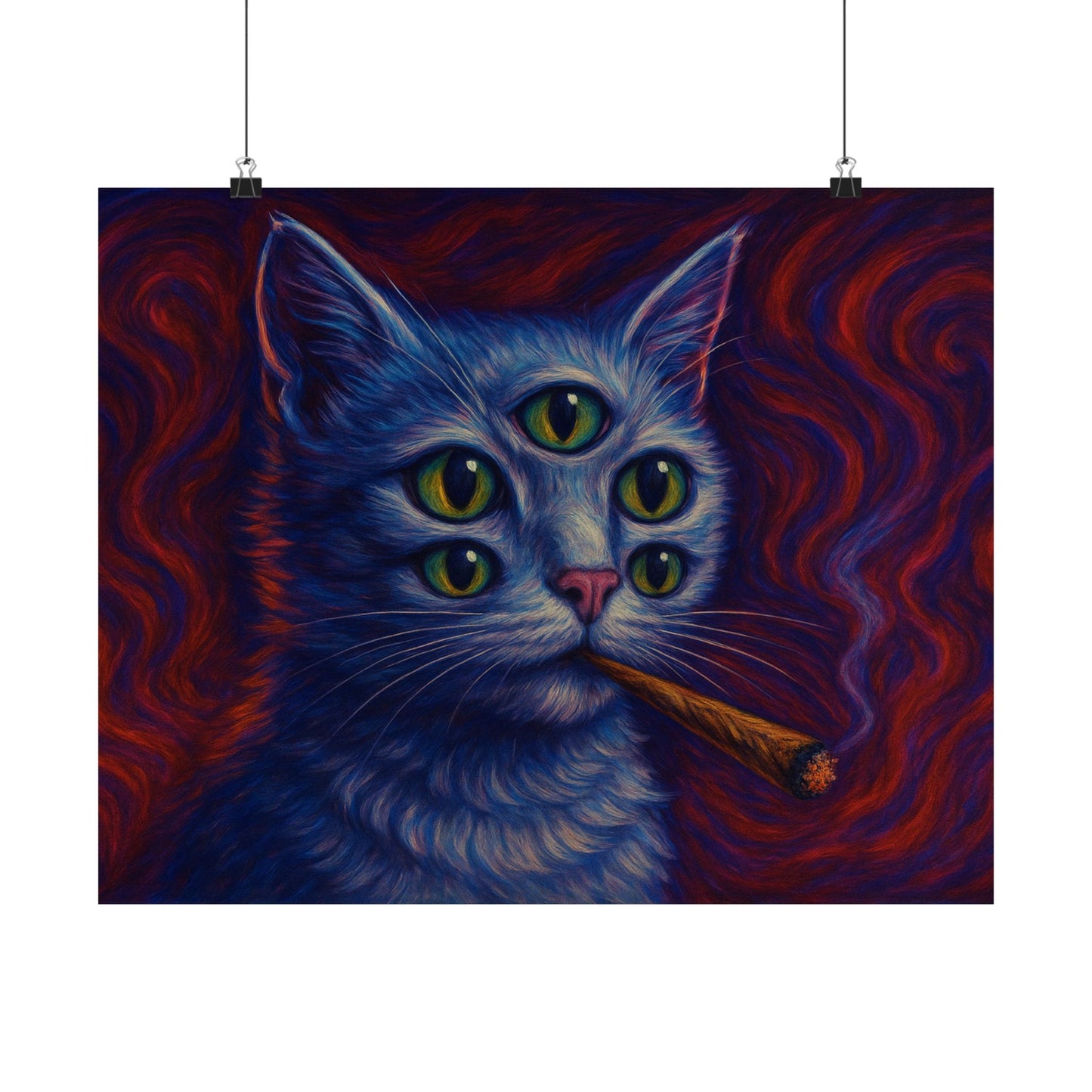Third Eye Cat Trip Poster